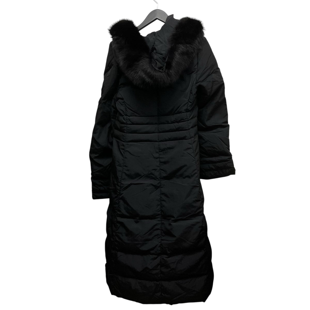 MONCLER ファーダウンコートZ4H0477 古着・中古-2枚目のアイテム画像