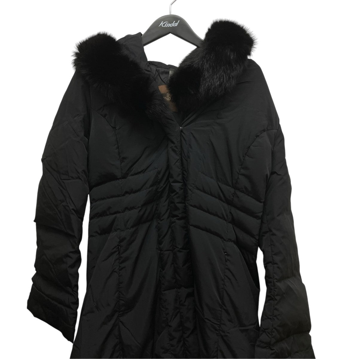 MONCLER ファーダウンコートZ4H0477 古着・中古-3枚目のアイテム画像