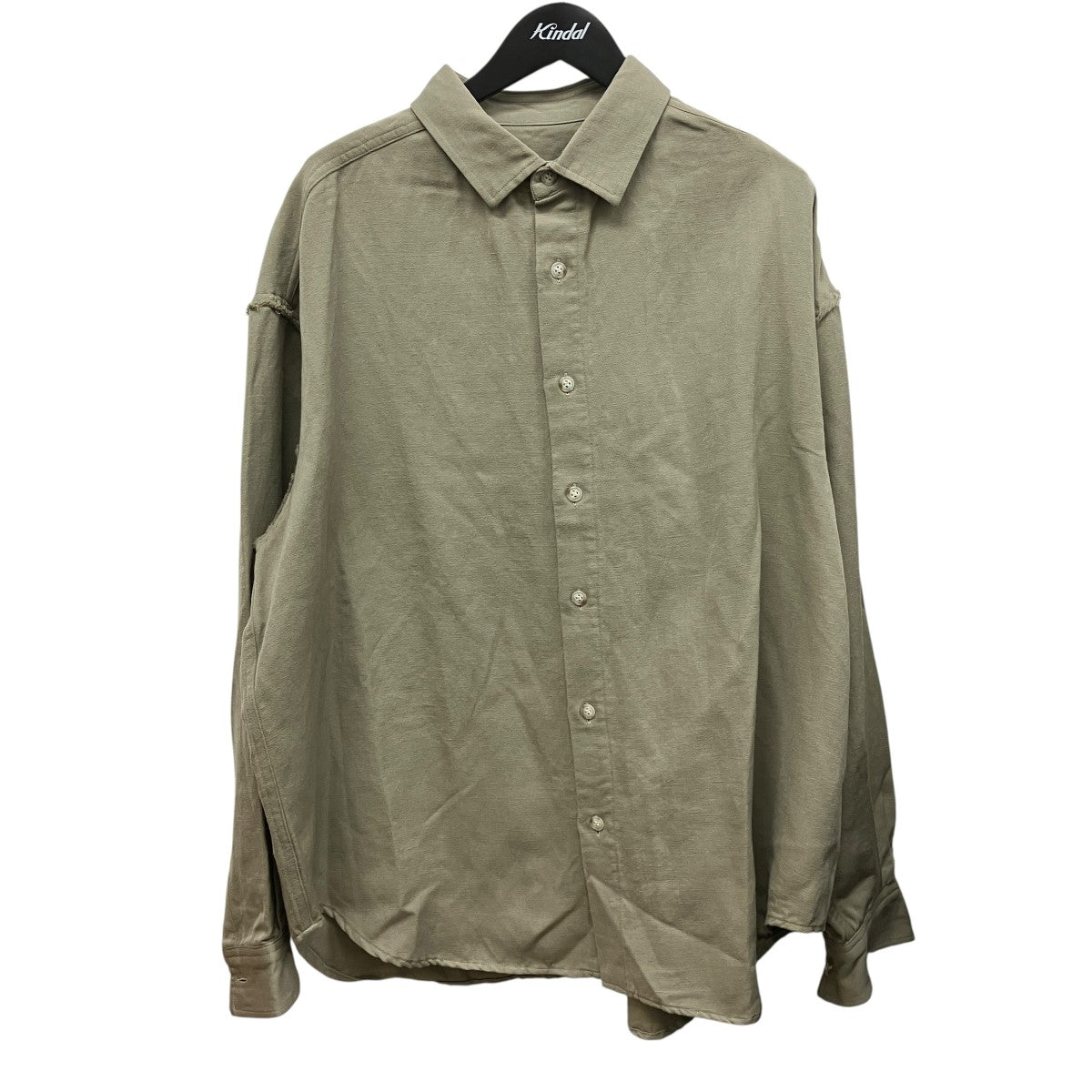 WOOL LINEN WIDE SHIRTウールリネンワイドシャツNMSH-024