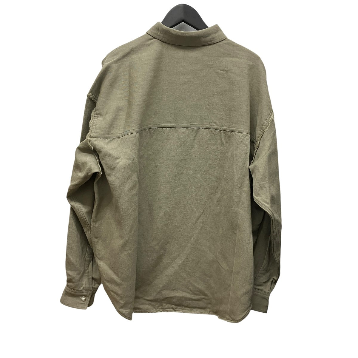 WOOL LINEN WIDE SHIRTウールリネンワイドシャツNMSH-024