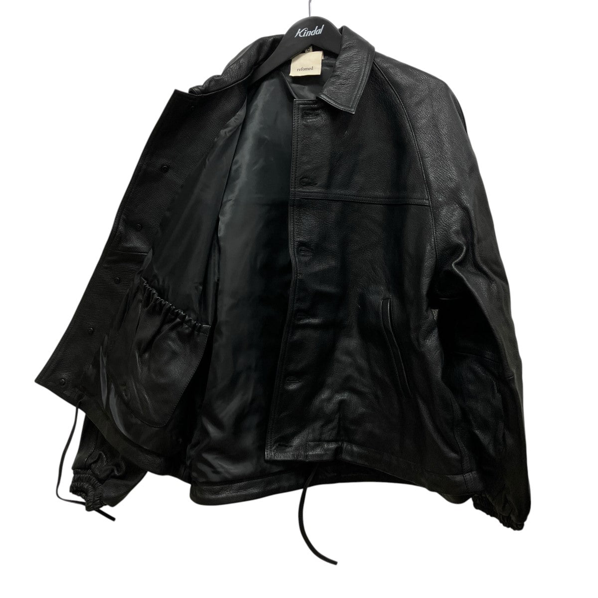 refomed×CCU CCU LEATHER FORMAN JACKETレザージャケットREJK-CCU02 古着・中古-5枚目のアイテム画像
