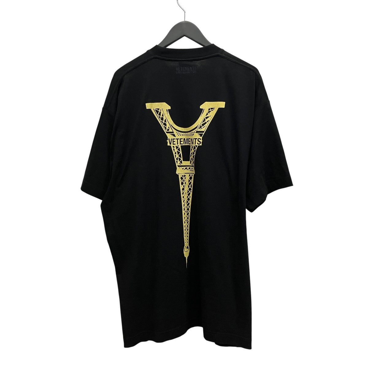 Eiffel Tower Logo T-ShirtバックプリントTシャツUA53TR250B
