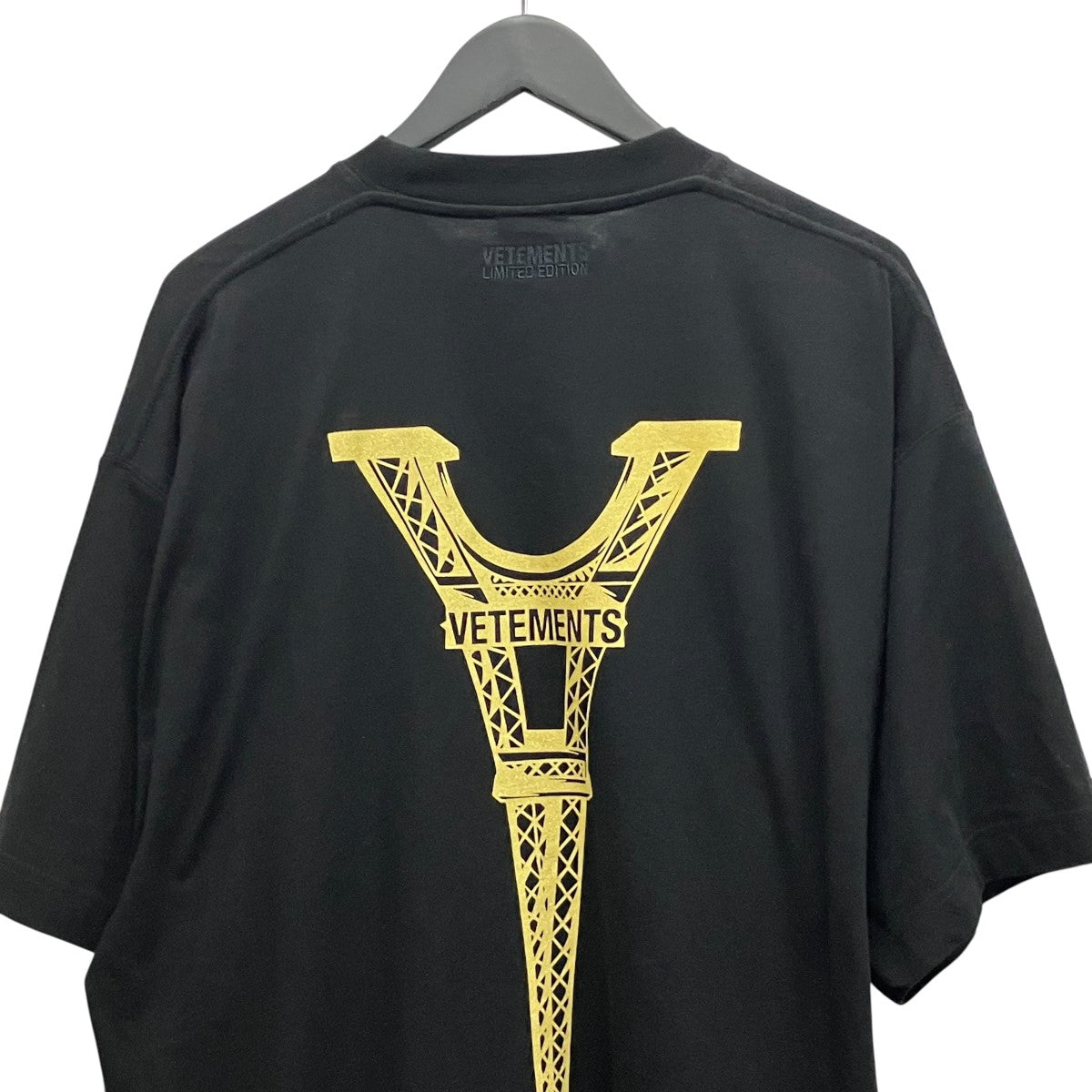 Eiffel Tower Logo T-ShirtバックプリントTシャツUA53TR250B