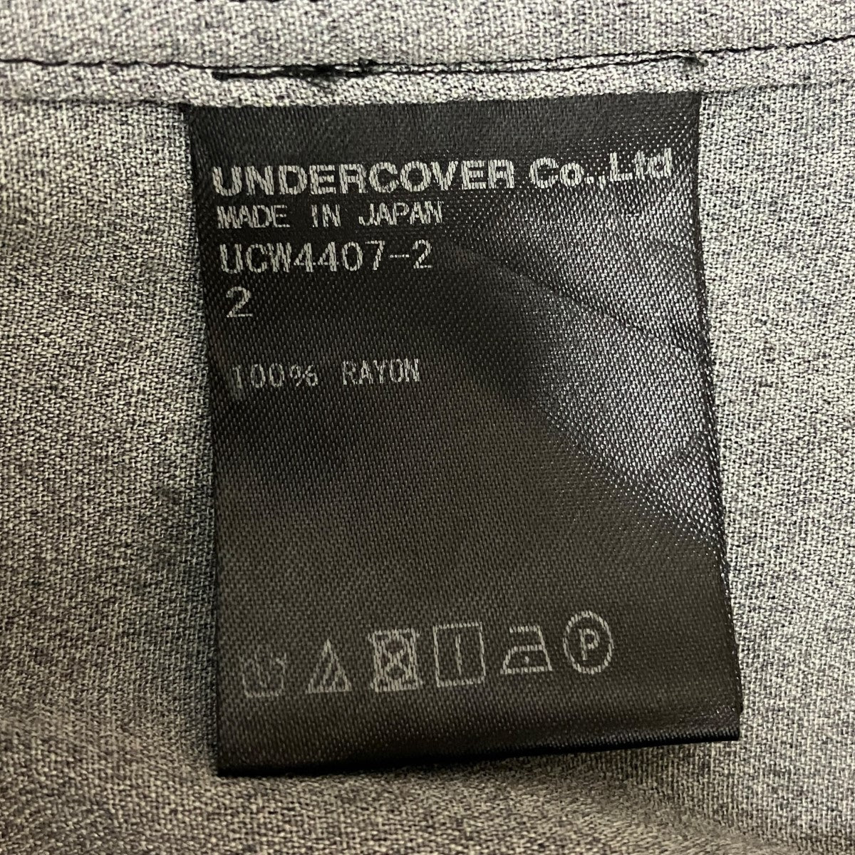 19SSレーヨンオープンカラーシャツ