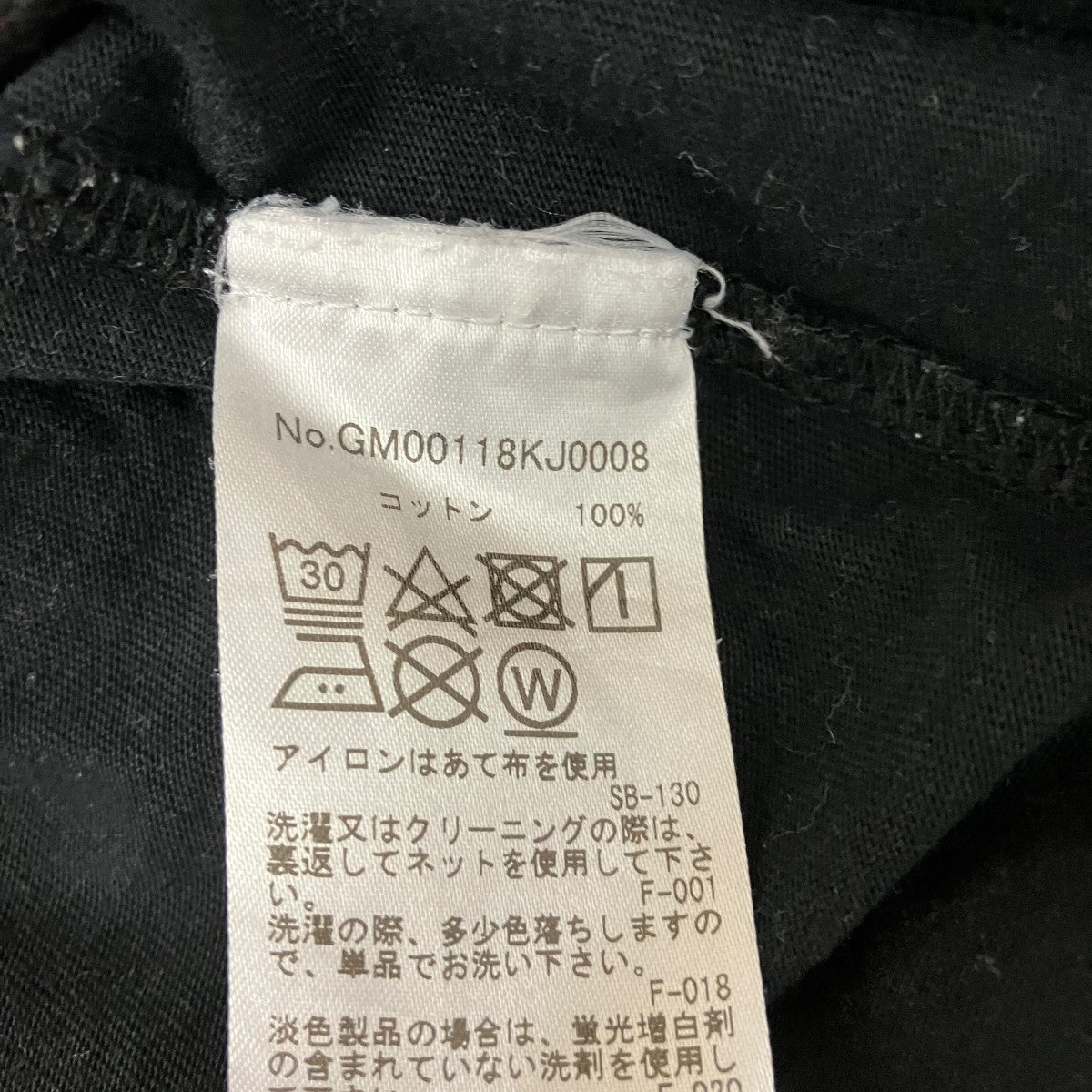 ワッペンロゴTシャツGM00118KJ0008