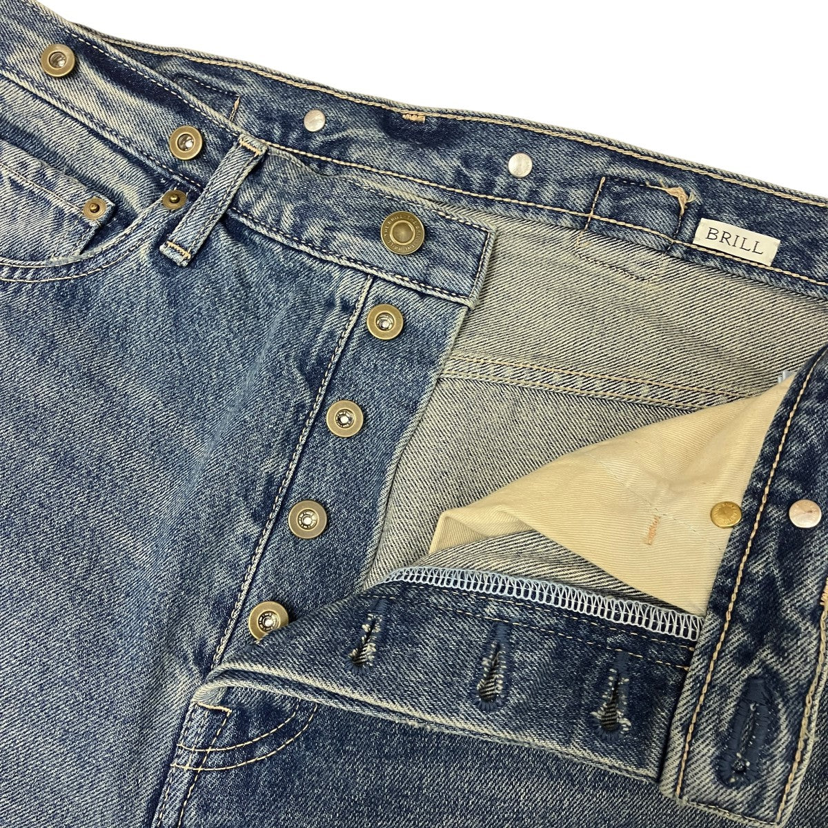 ダメージ加工デニムパンツBR235002Er-00