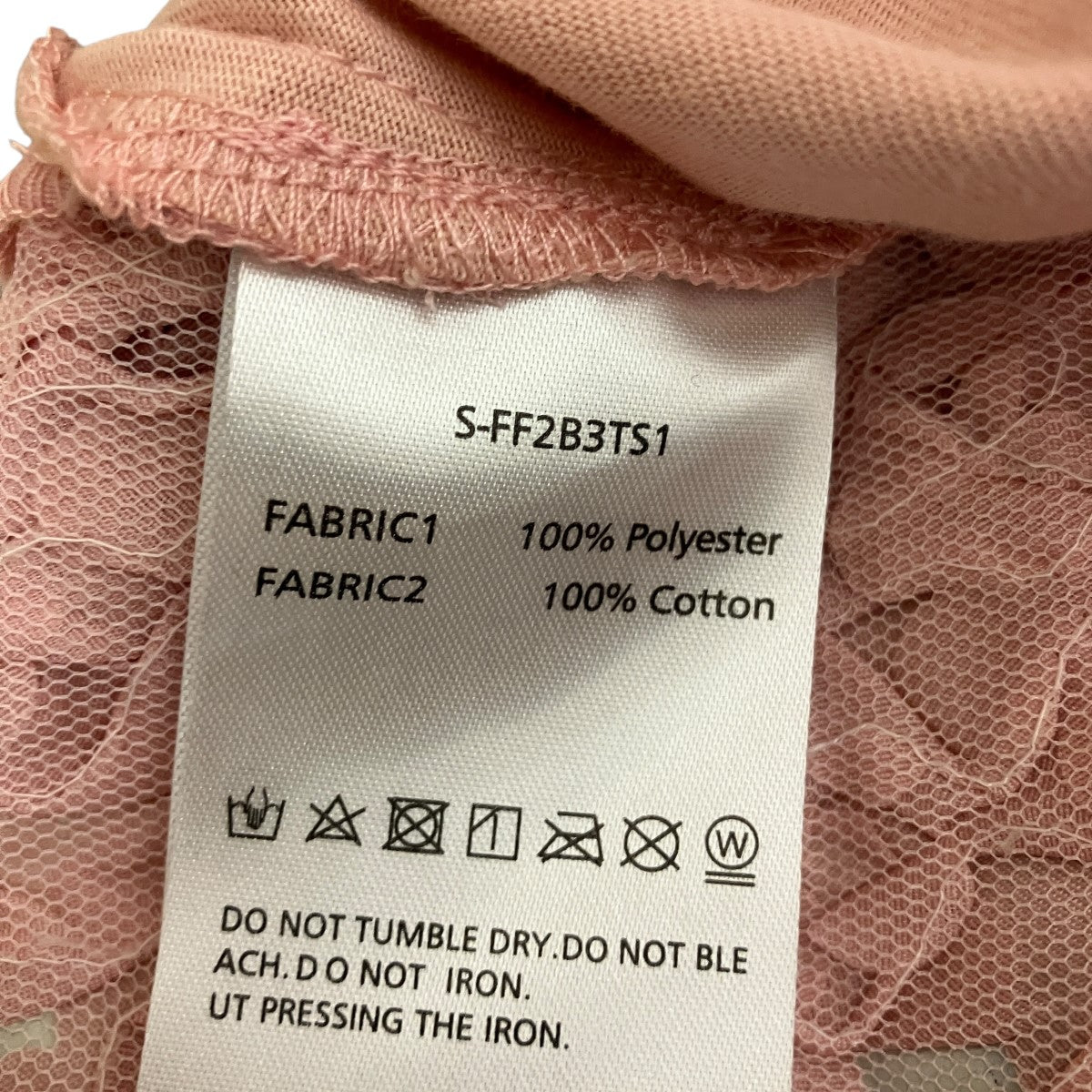 Come-off Tダメージ加工プリントTシャツS-FF2B3TS1