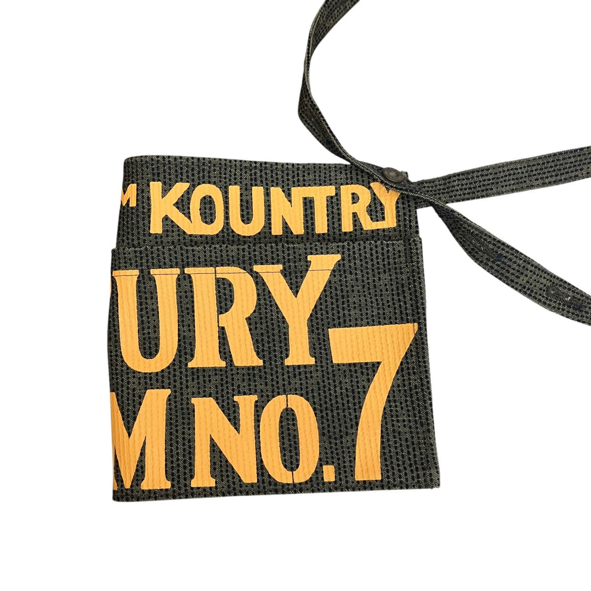 Century Denim NO．7ロゴプリントデニムショルダーバッグ