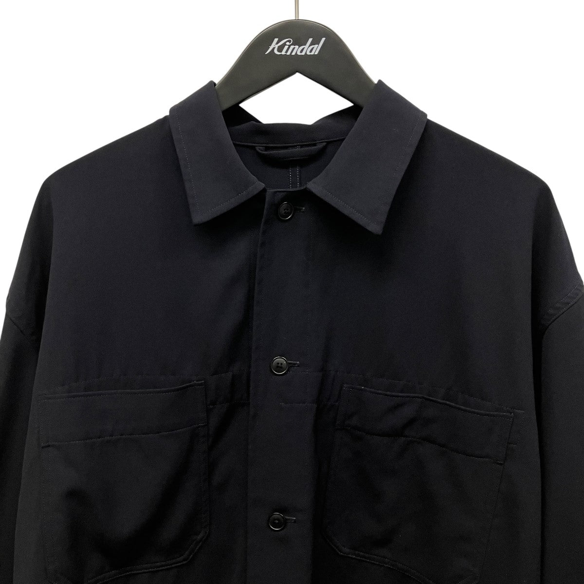 Ian CPO peruke NAVYステッチ長袖シャツSHIRT102