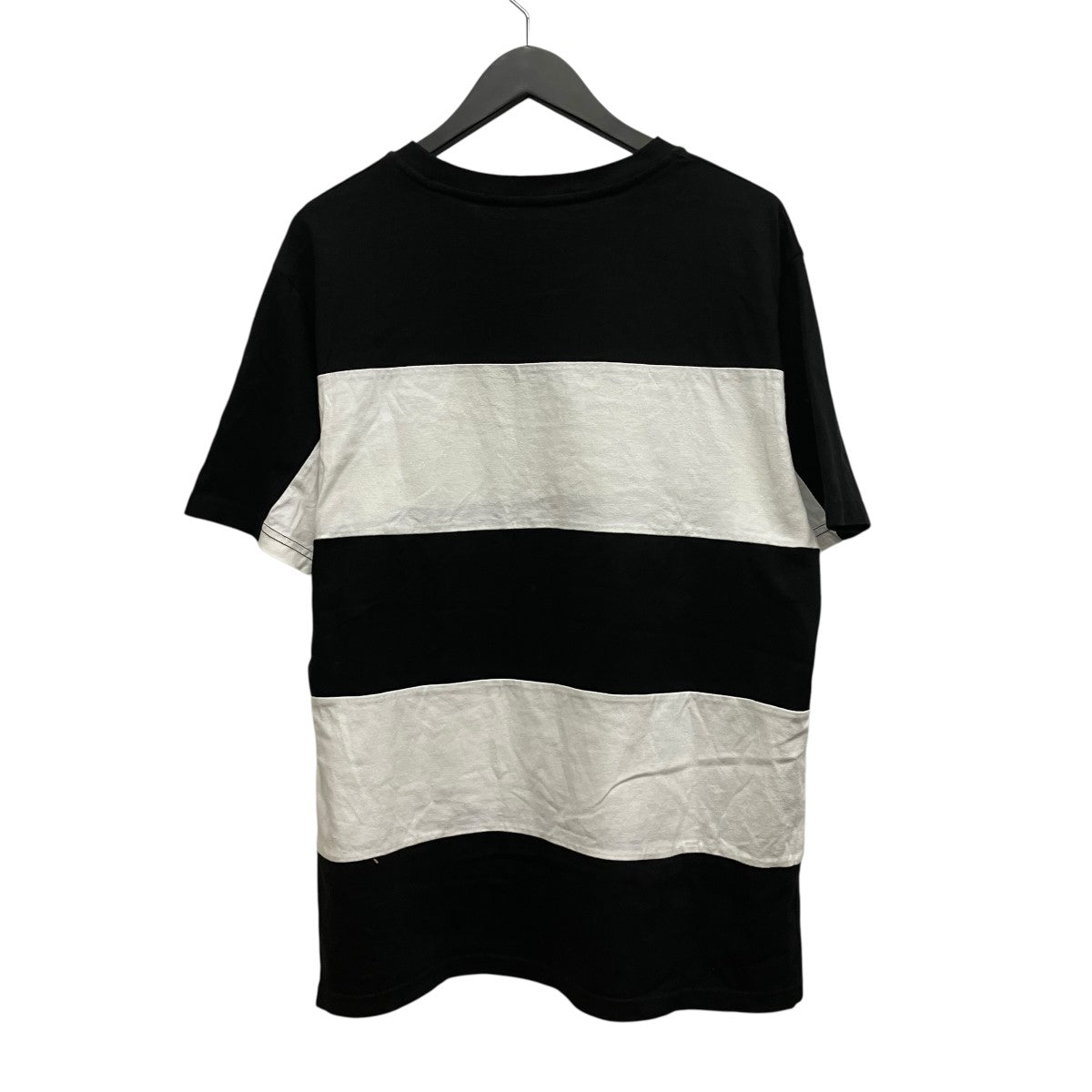 ロゴプリントボーダーTシャツPS24--JS02-BW