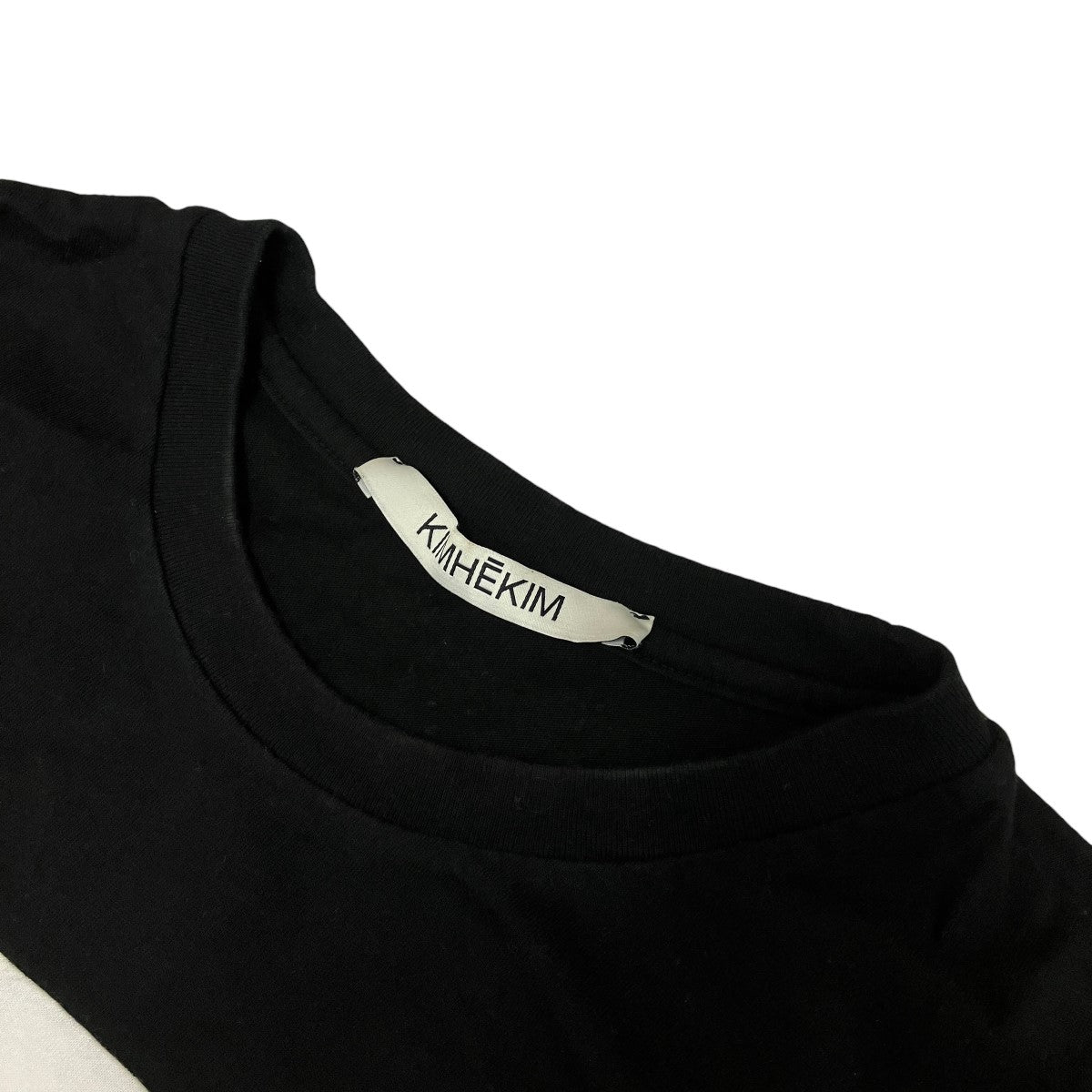 ロゴプリントボーダーTシャツPS24--JS02-BW
