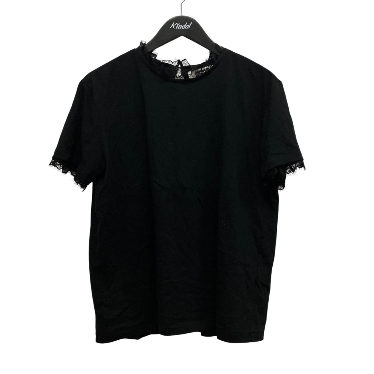 レースカラーTシャツEEA-1O250-TS03-BK
