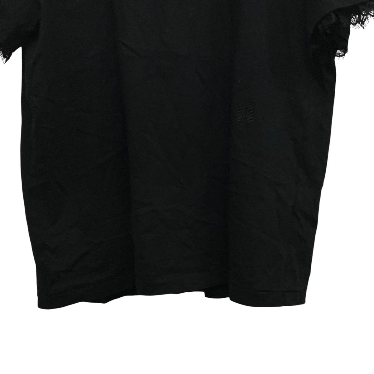 レースカラーTシャツEEA-1O250-TS03-BK