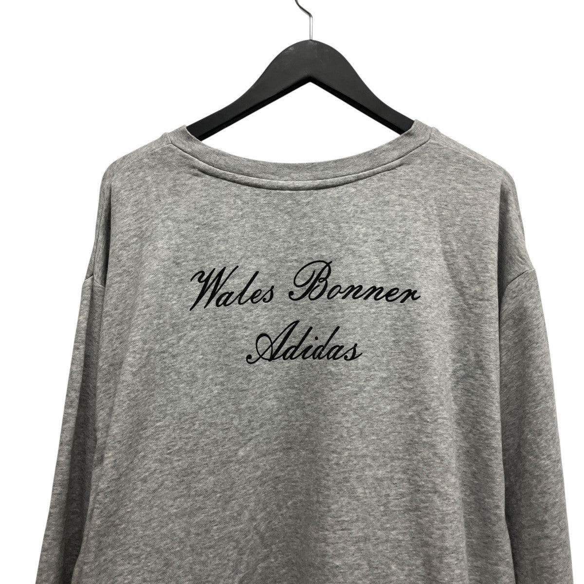 WB L S G CREW Tフロッキーロゴ刺繍スウェットトレーナーIW1172