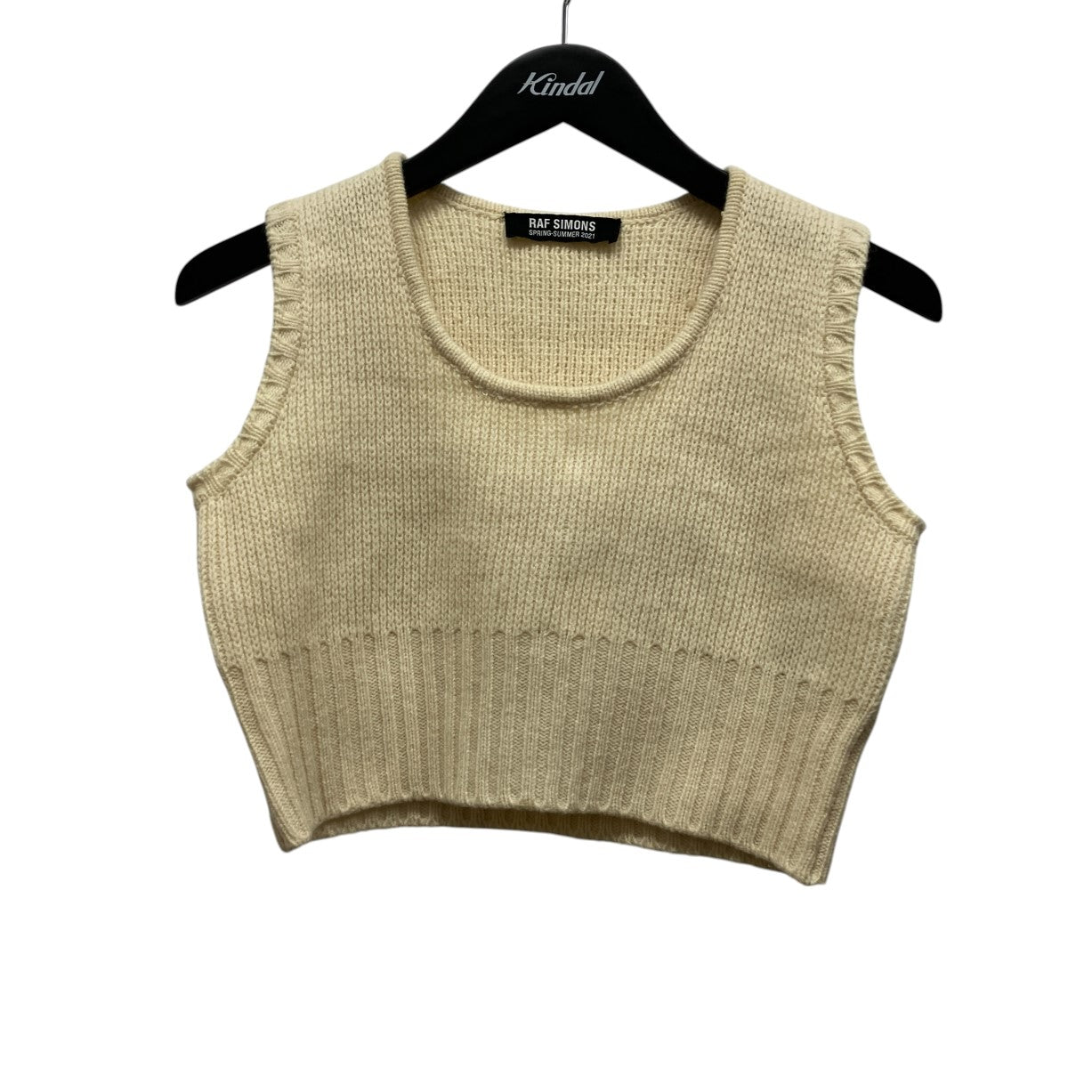 RAF SIMONS 21SSニットビスチェ 古着・中古-1枚目のアイテム画像