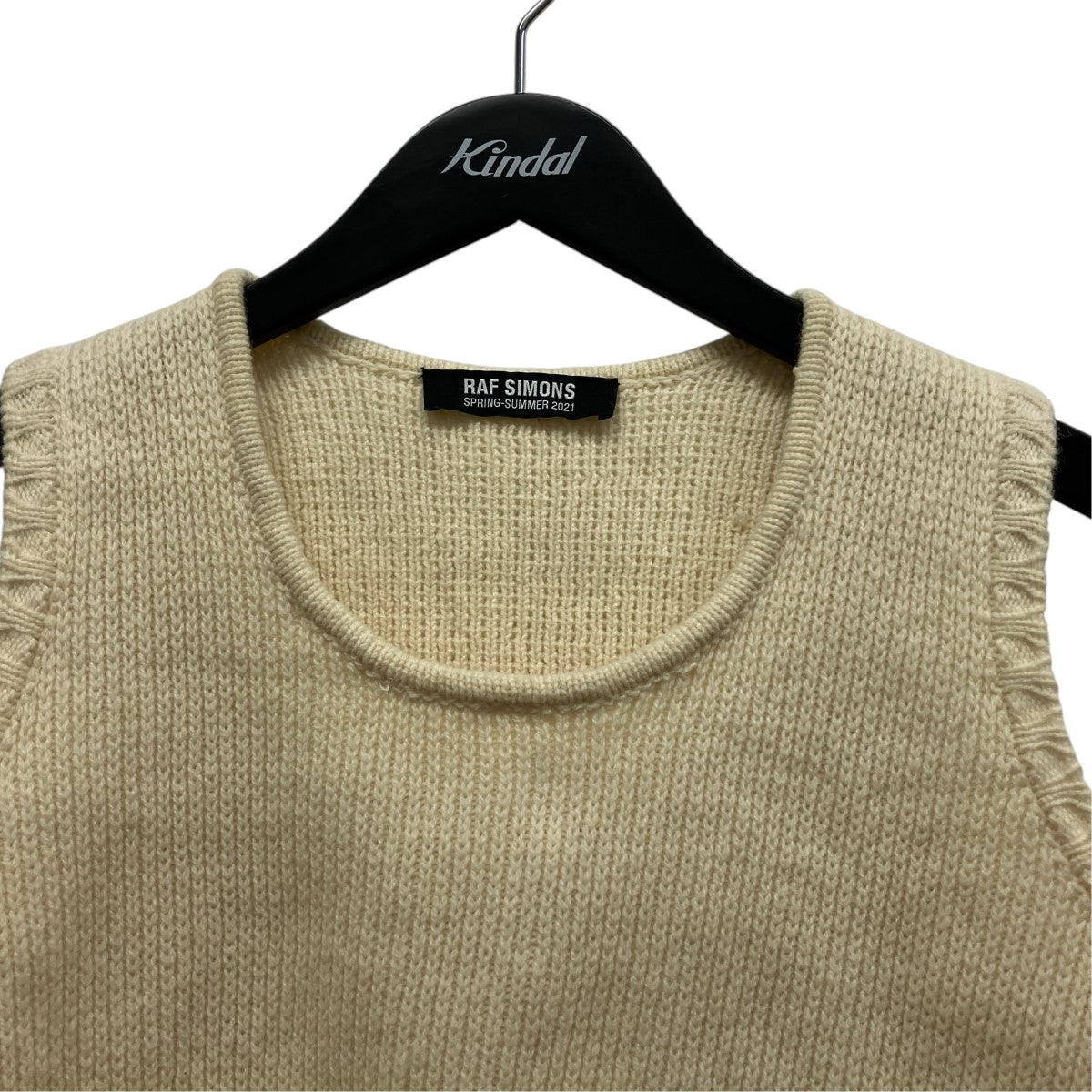 RAF SIMONS 21SSニットビスチェ 古着・中古-3枚目のアイテム画像