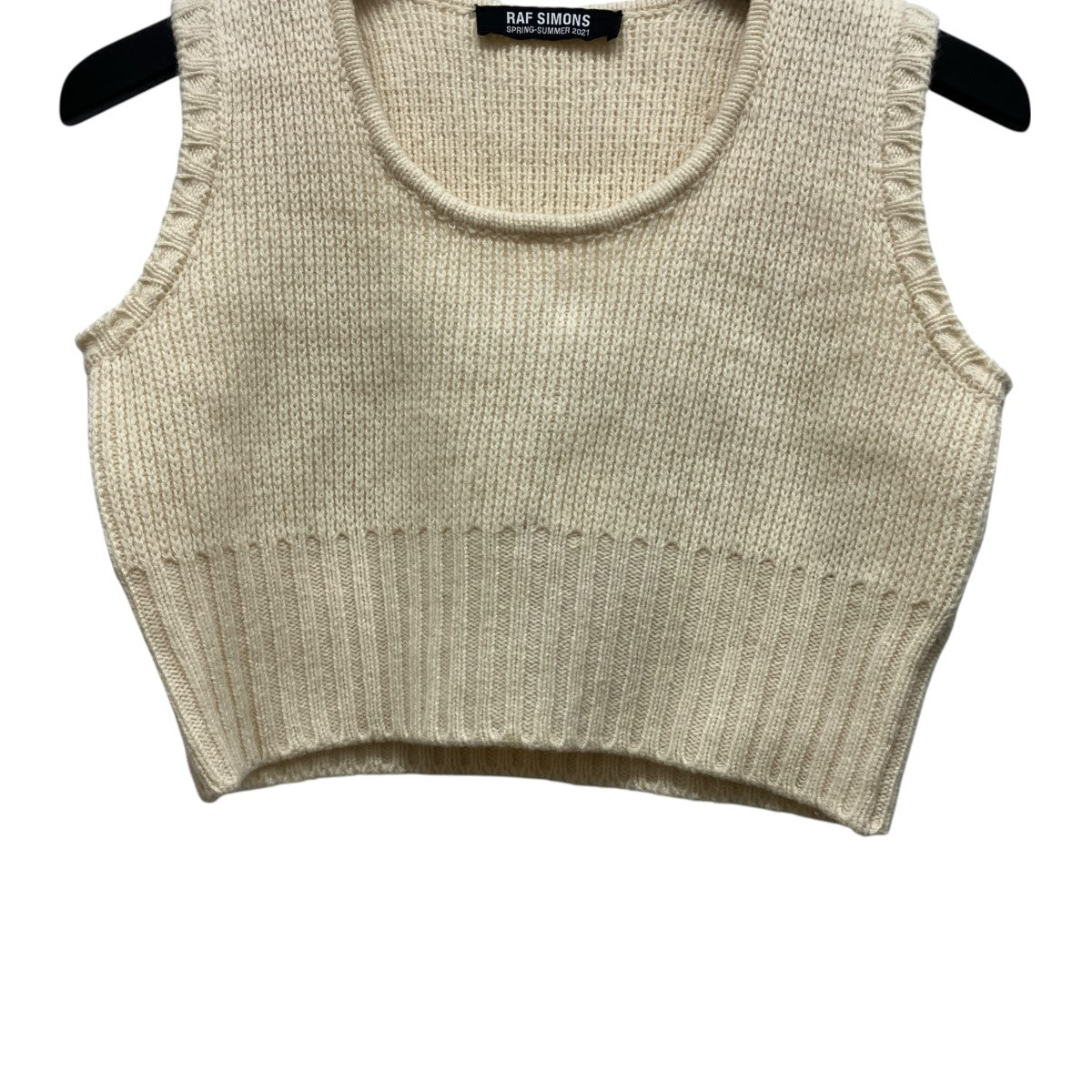 RAF SIMONS 21SSニットビスチェ 古着・中古-4枚目のアイテム画像