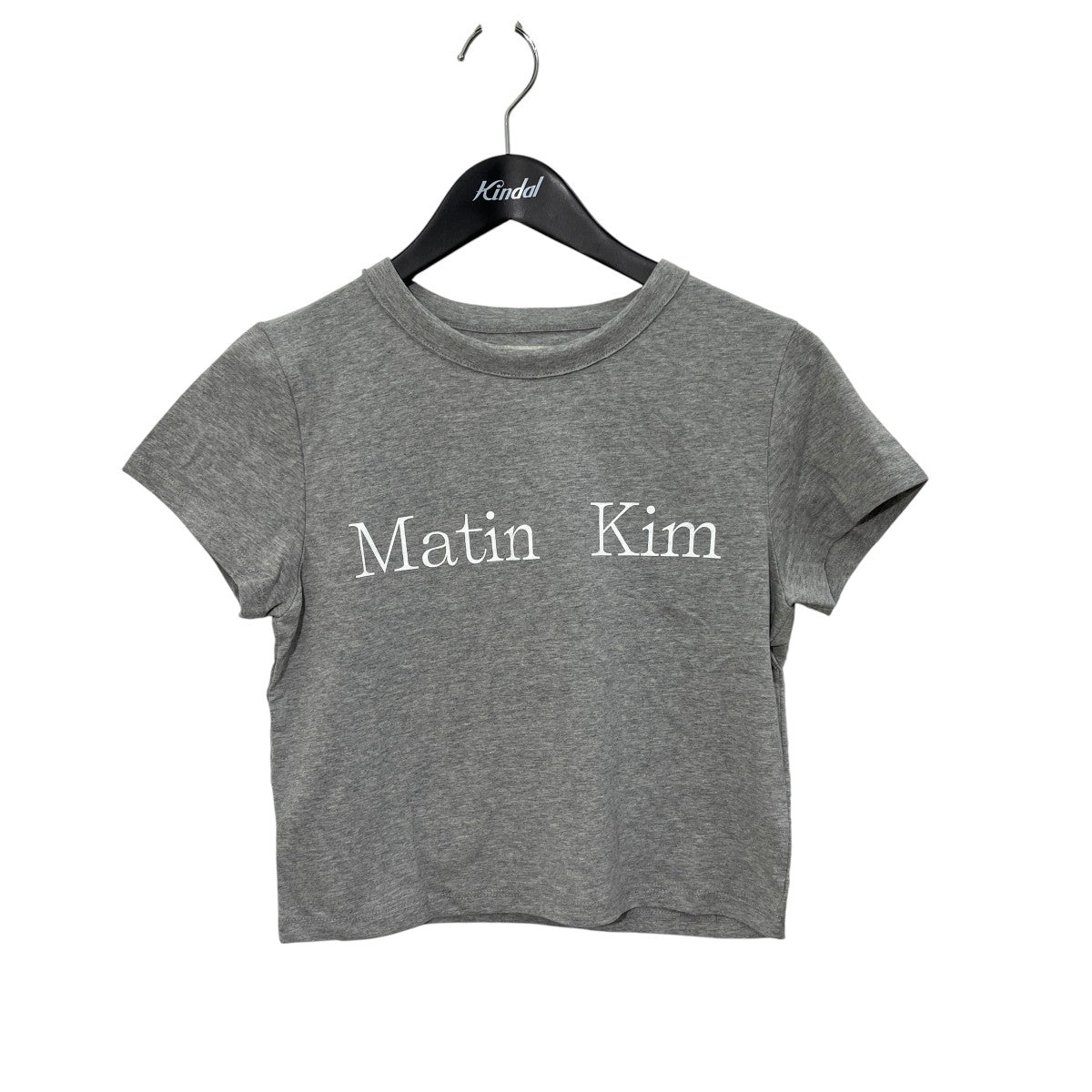 LOGO CROP TOPクロップドTシャツMK2400TS041M-GY-S