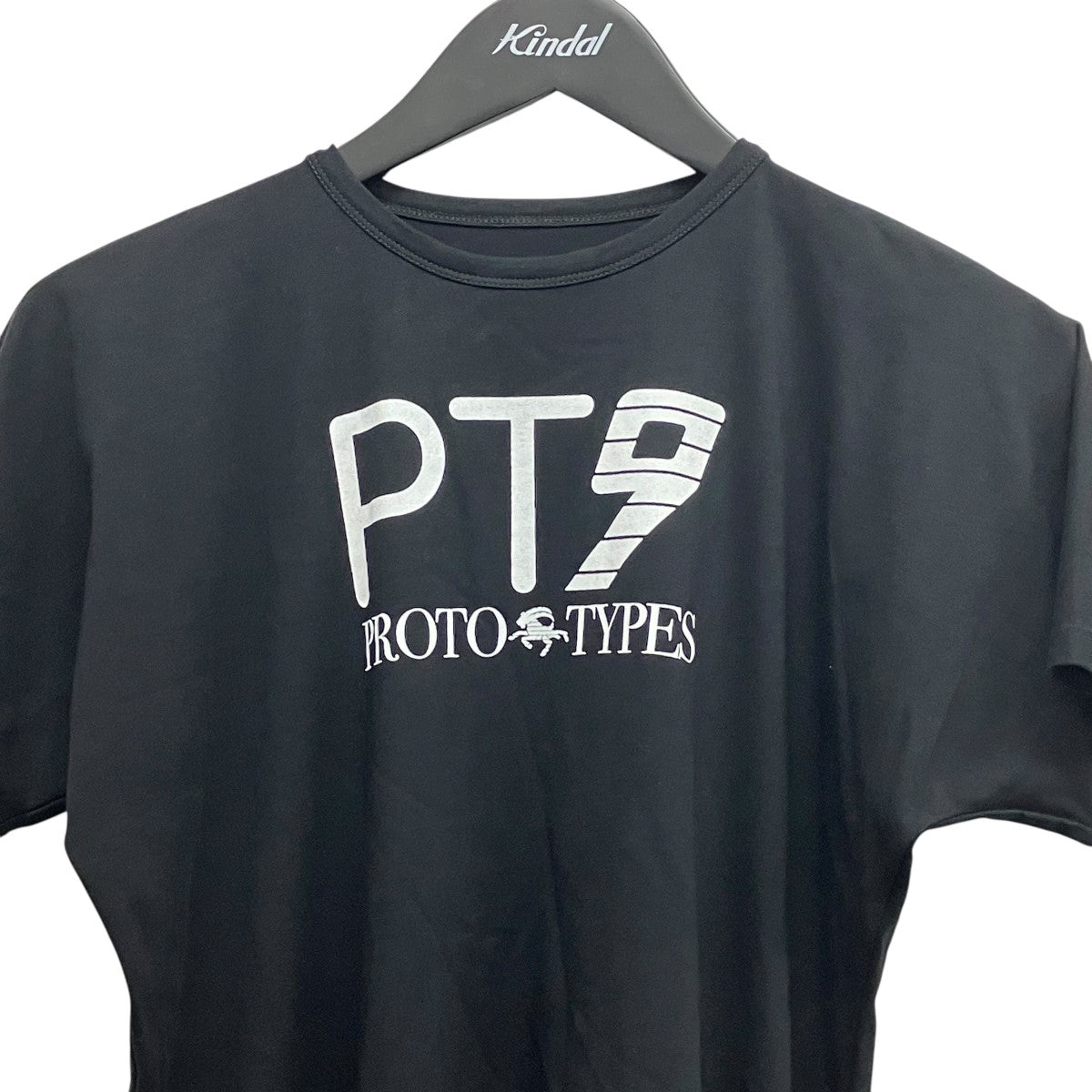 PT9-FITTED PRINTED TEE   BLKロゴプリントＴシャツ33PT09JE11USBK