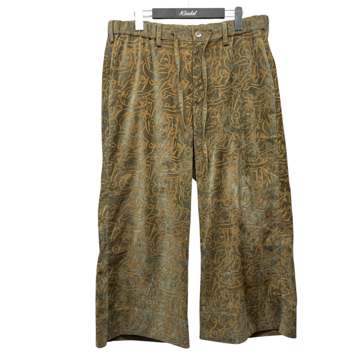 24SS総柄ベロアパンツ24SS-PA9-010