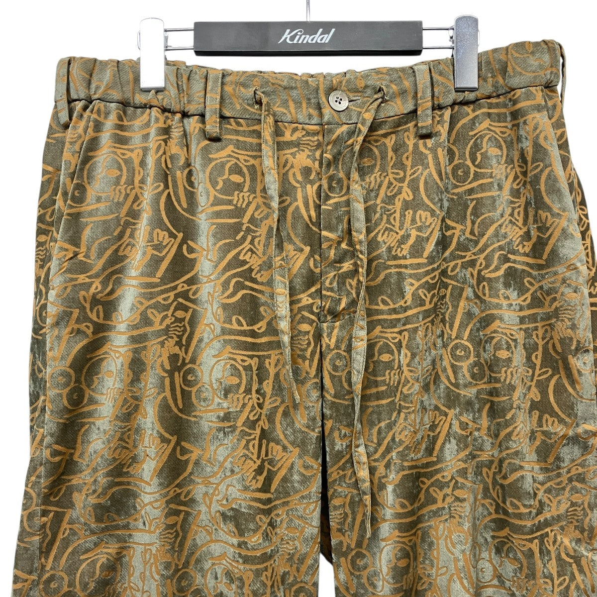 24SS総柄ベロアパンツ24SS-PA9-010