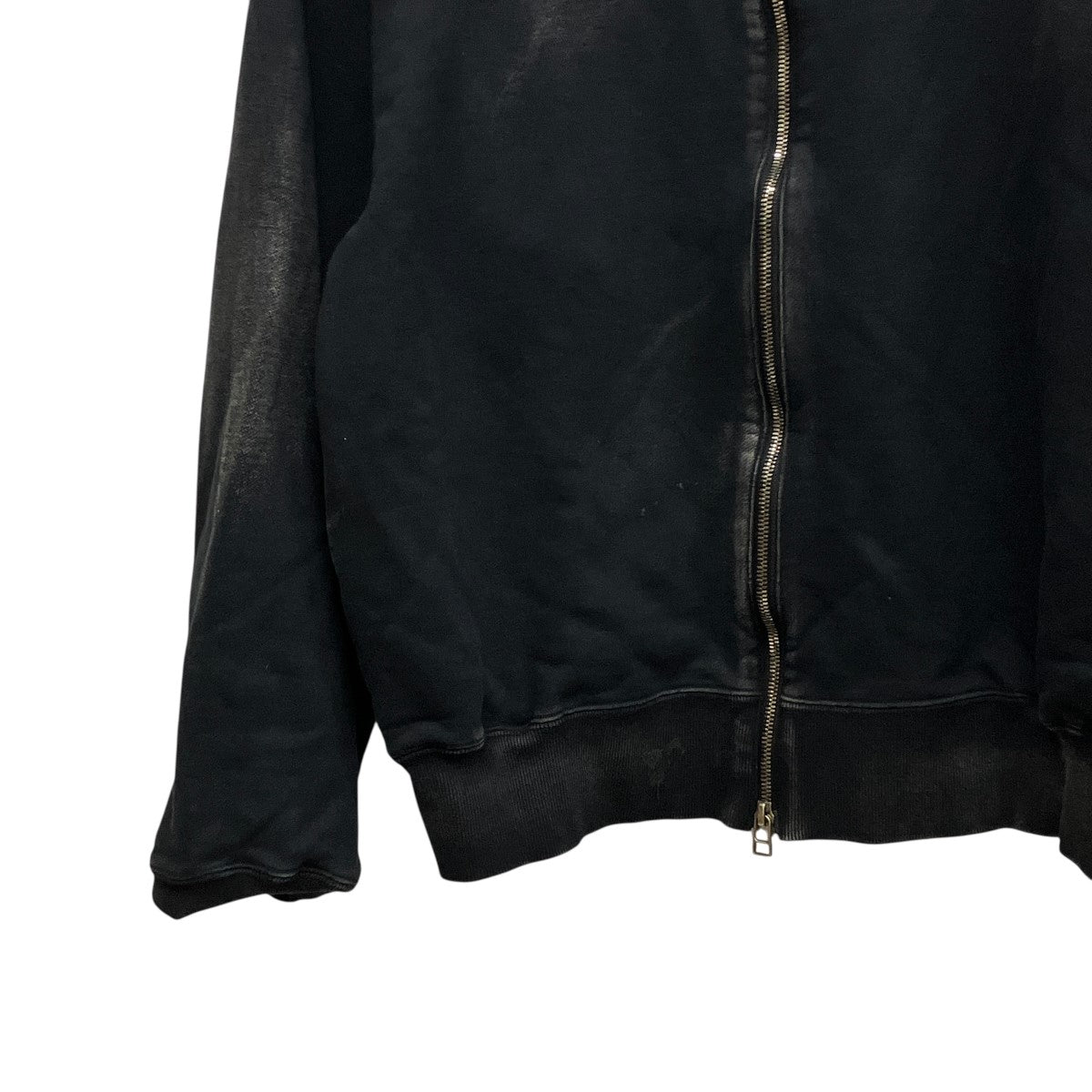 Dyed Flight Jacketダメージ汚れ加工ジップアップジャケット