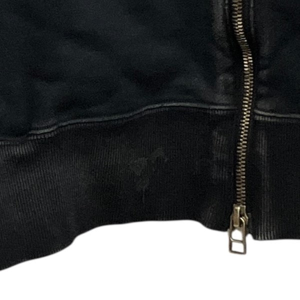 Dyed Flight Jacketダメージ汚れ加工ジップアップジャケット