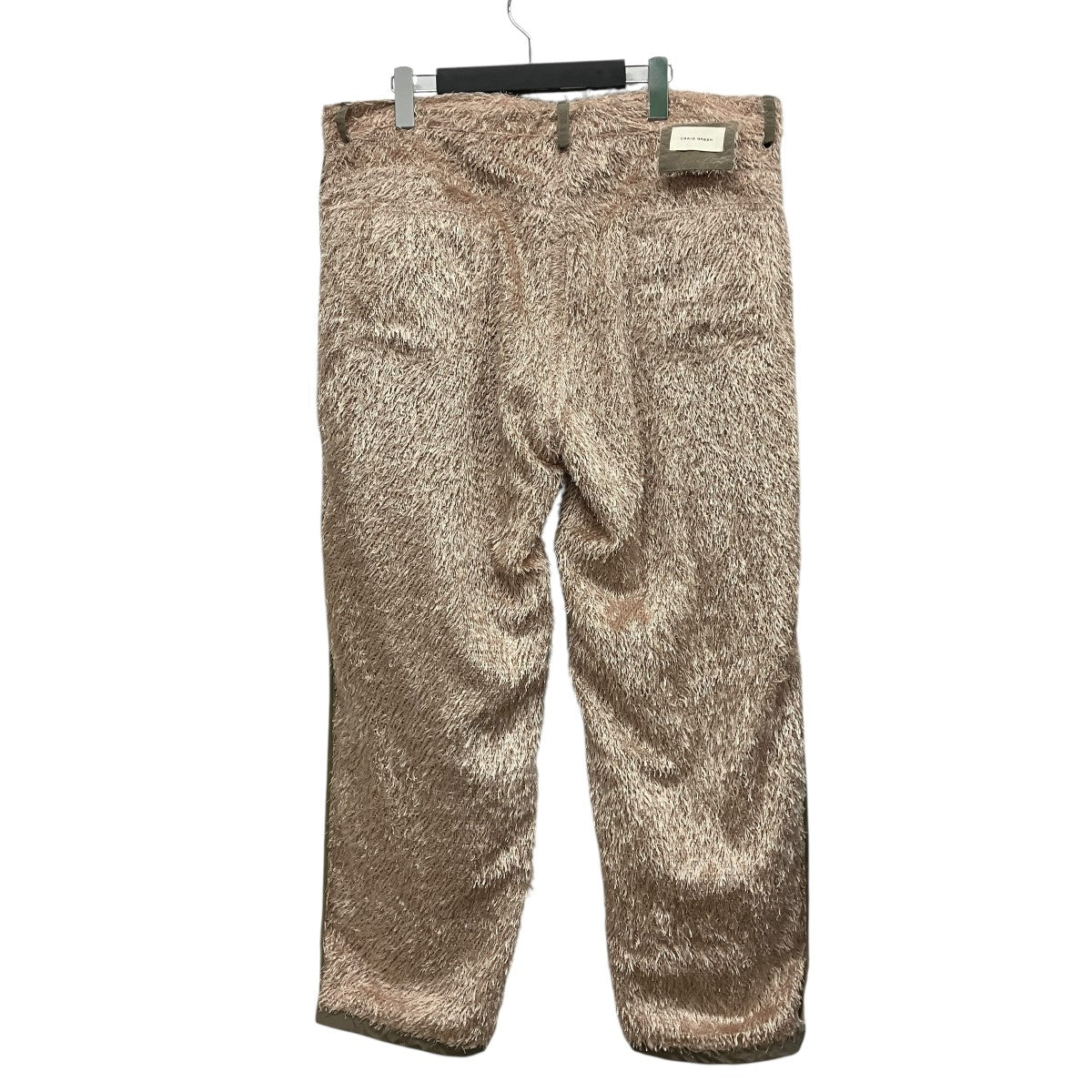 REVERSIBLE FLUFFY TROUSERリバーシブルシャギーナイロンパンツ