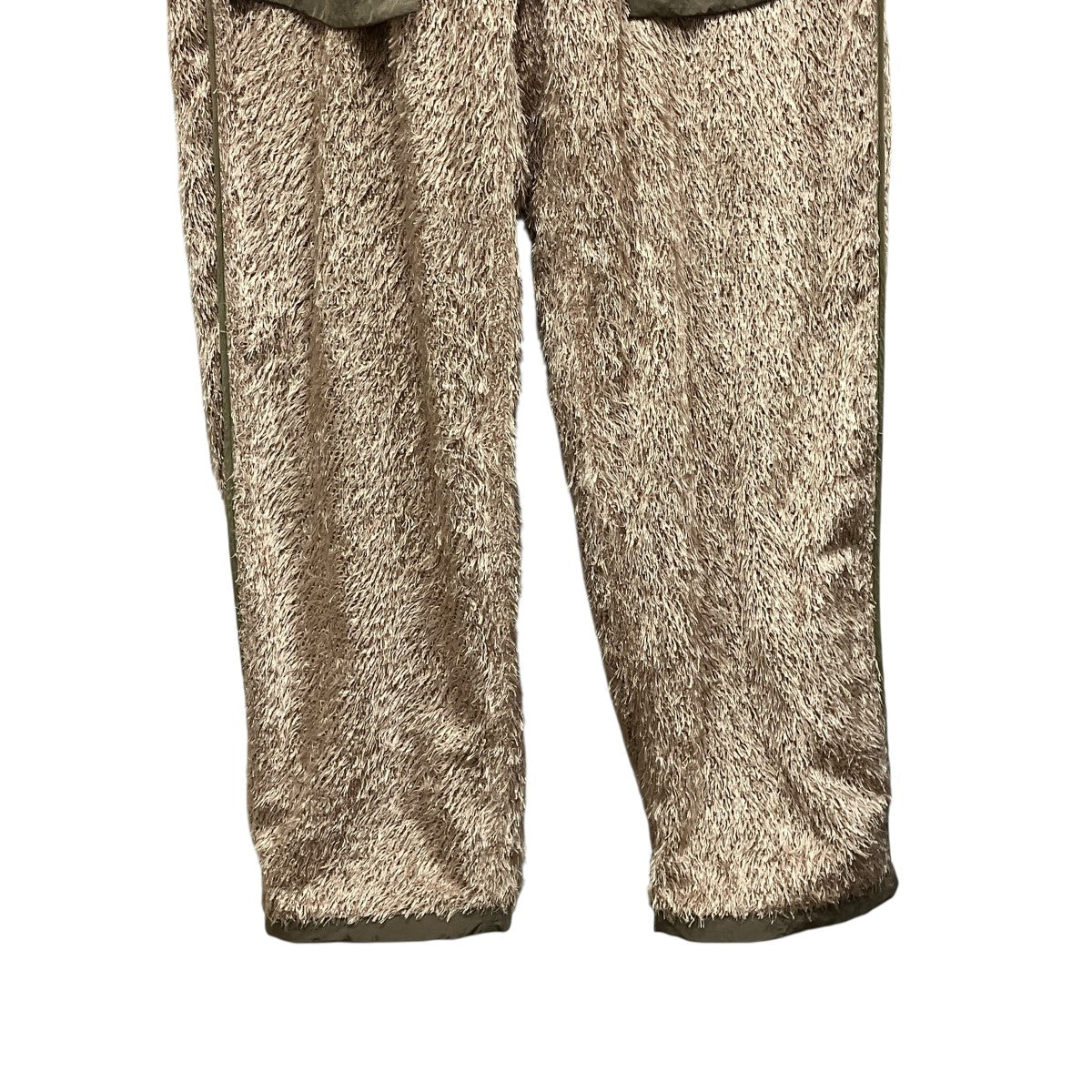 REVERSIBLE FLUFFY TROUSERリバーシブルシャギーナイロンパンツ