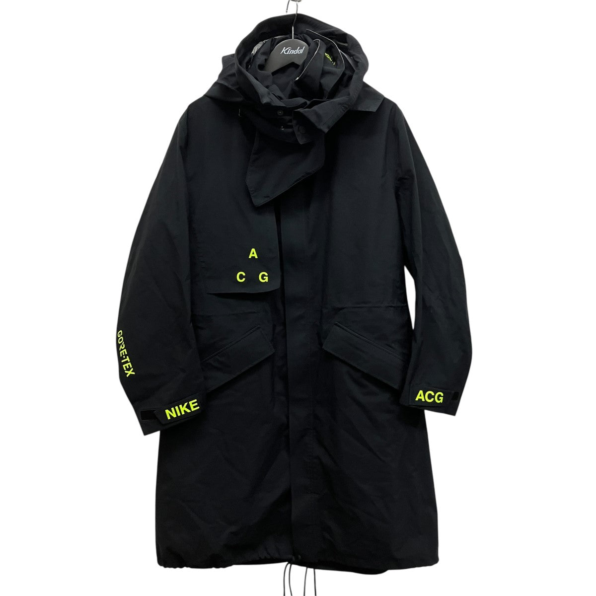 ACG GORETEX COATナイロンフーデッドロングジップアップジャケットAQ3516-010