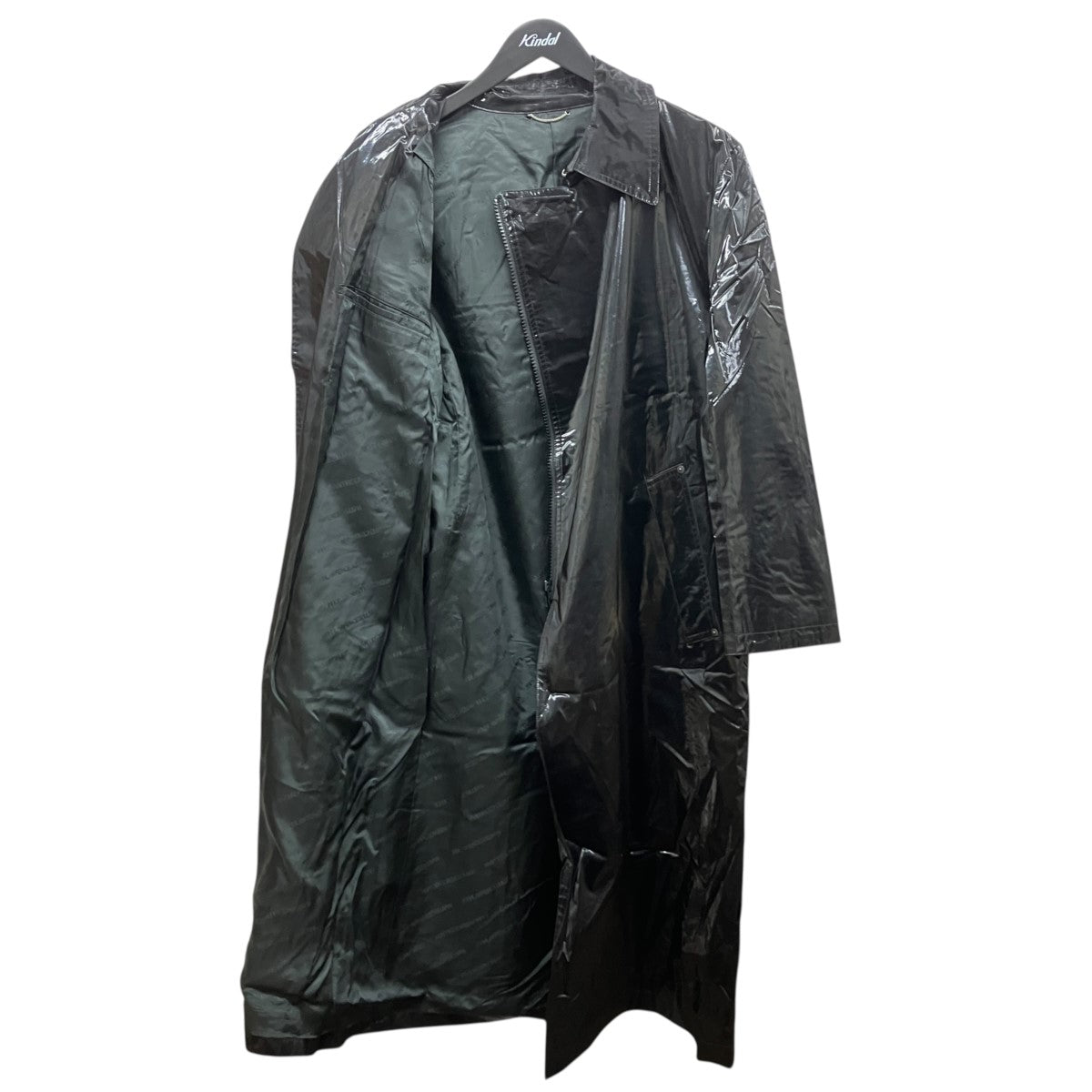 ZIPPED TRENCH COATジップアップエナメルトレンチコート1A003-0221-06