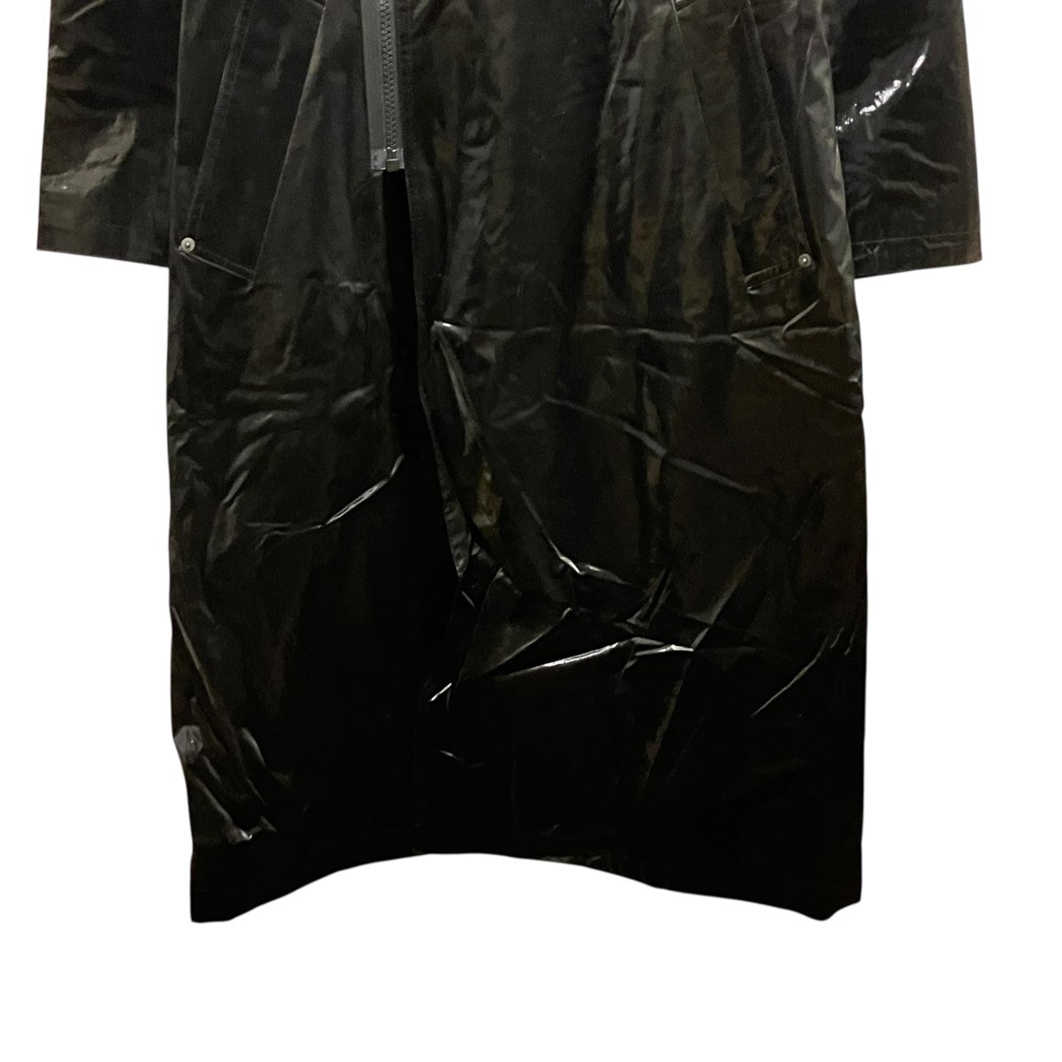 ZIPPED TRENCH COATジップアップエナメルトレンチコート1A003-0221-06