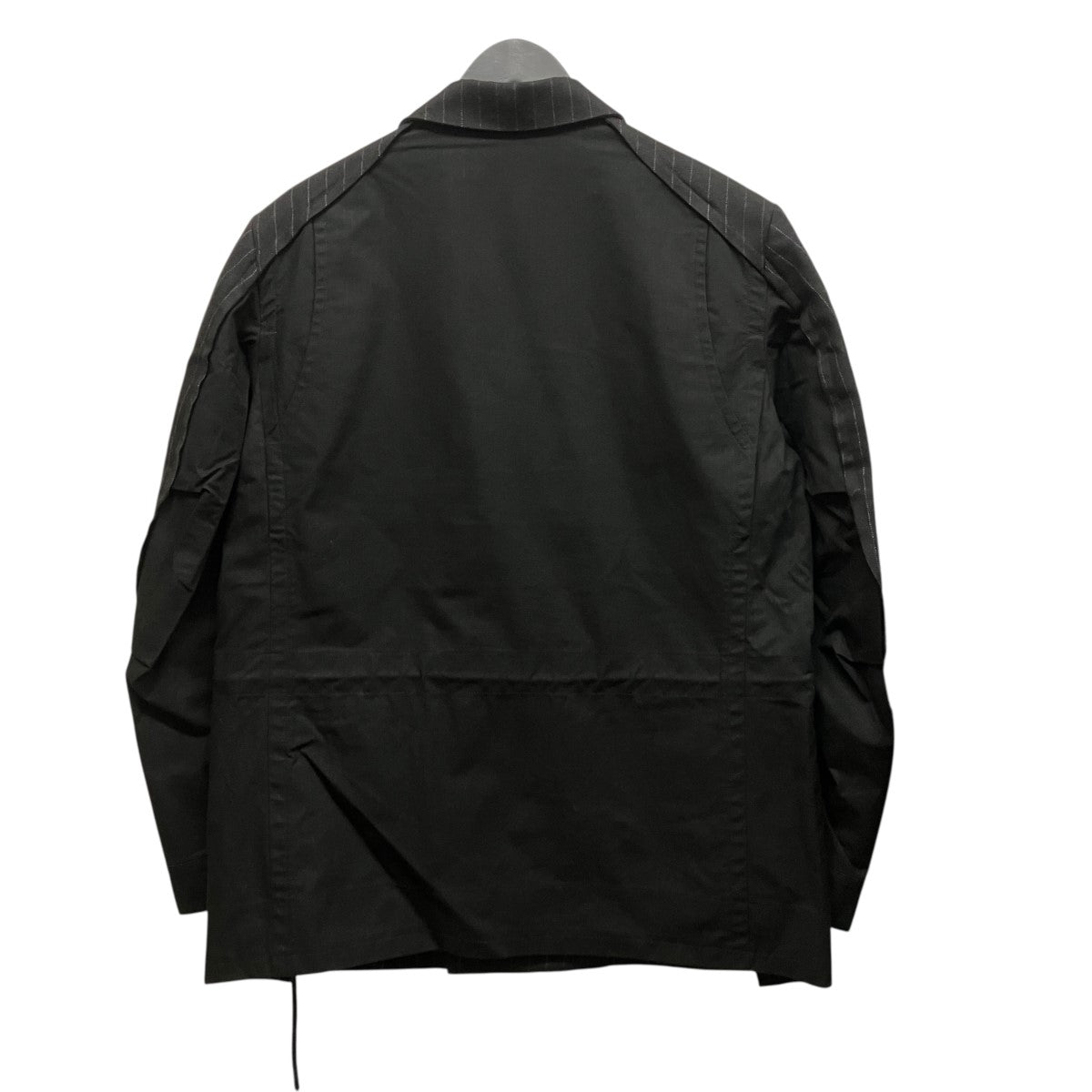 Chalk Stripe x Rip Stop Jacketドッキングストライプテーラードジャケット24-03477M