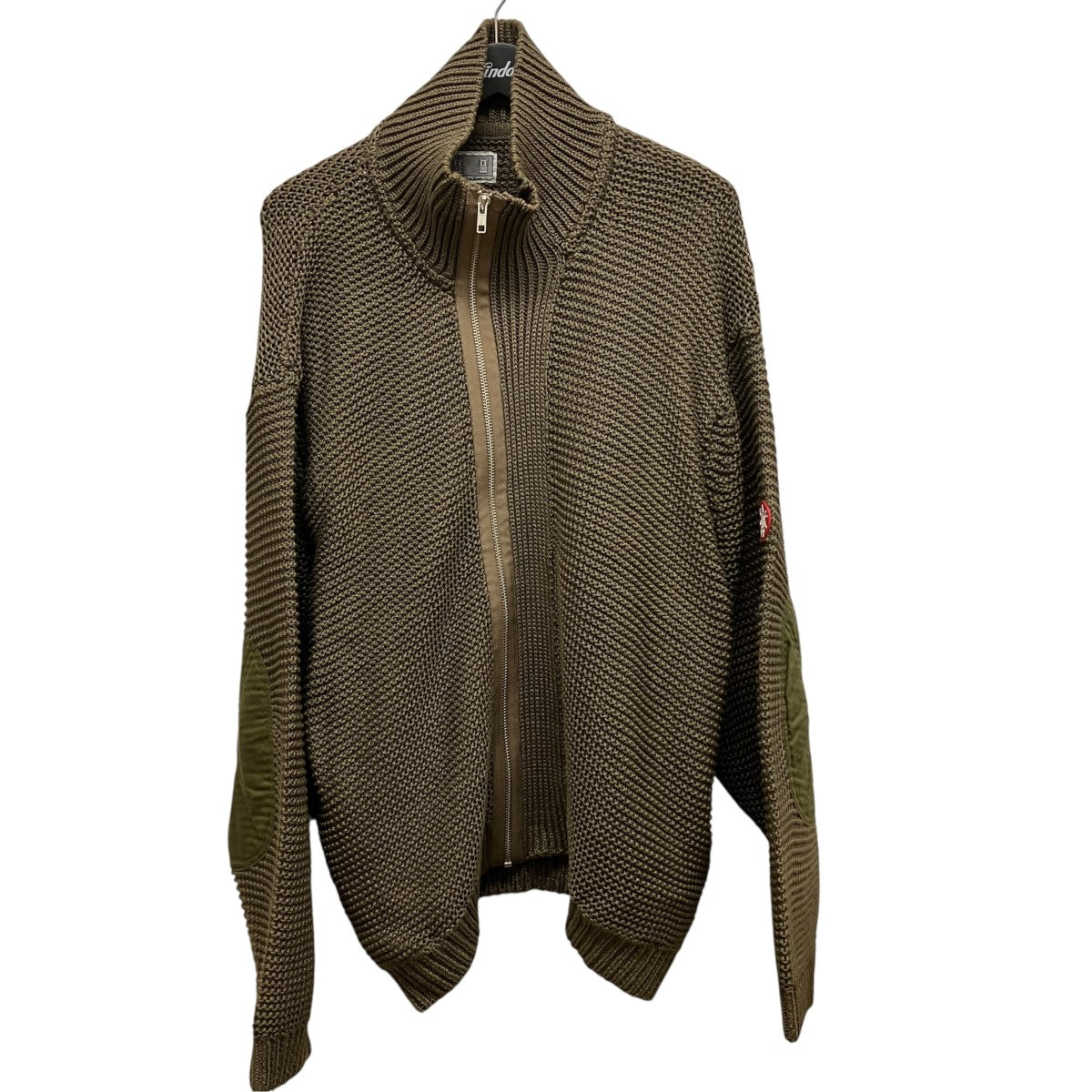 24AWCOTTON ZIP UP KNITジップアップメッシュニットCES26KN02