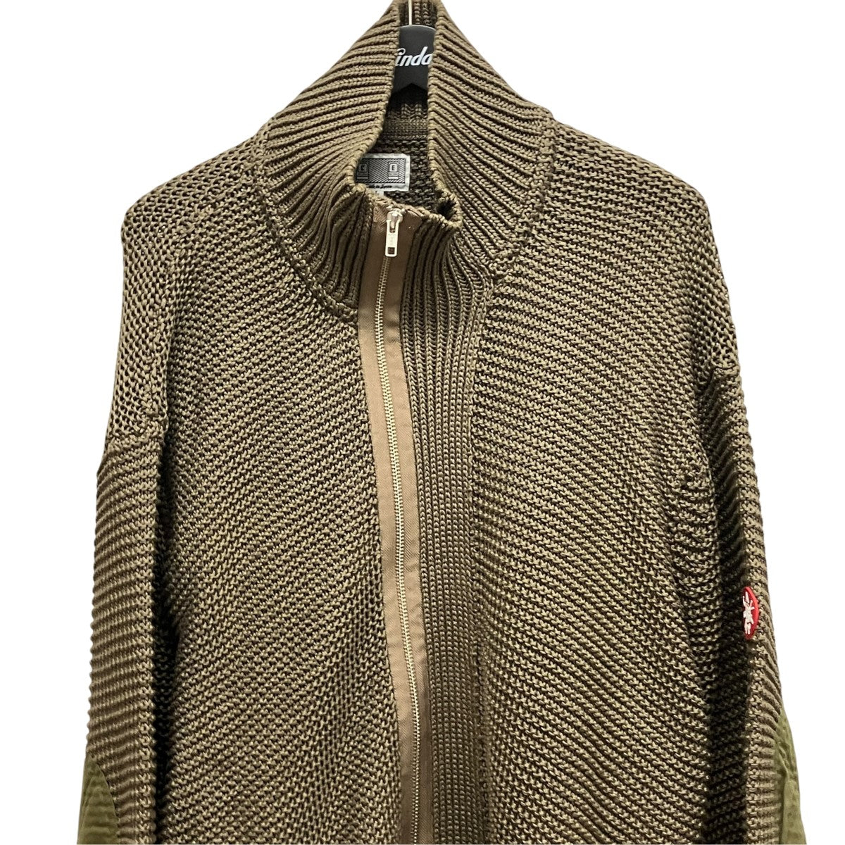 24AWCOTTON ZIP UP KNITジップアップメッシュニットCES26KN02