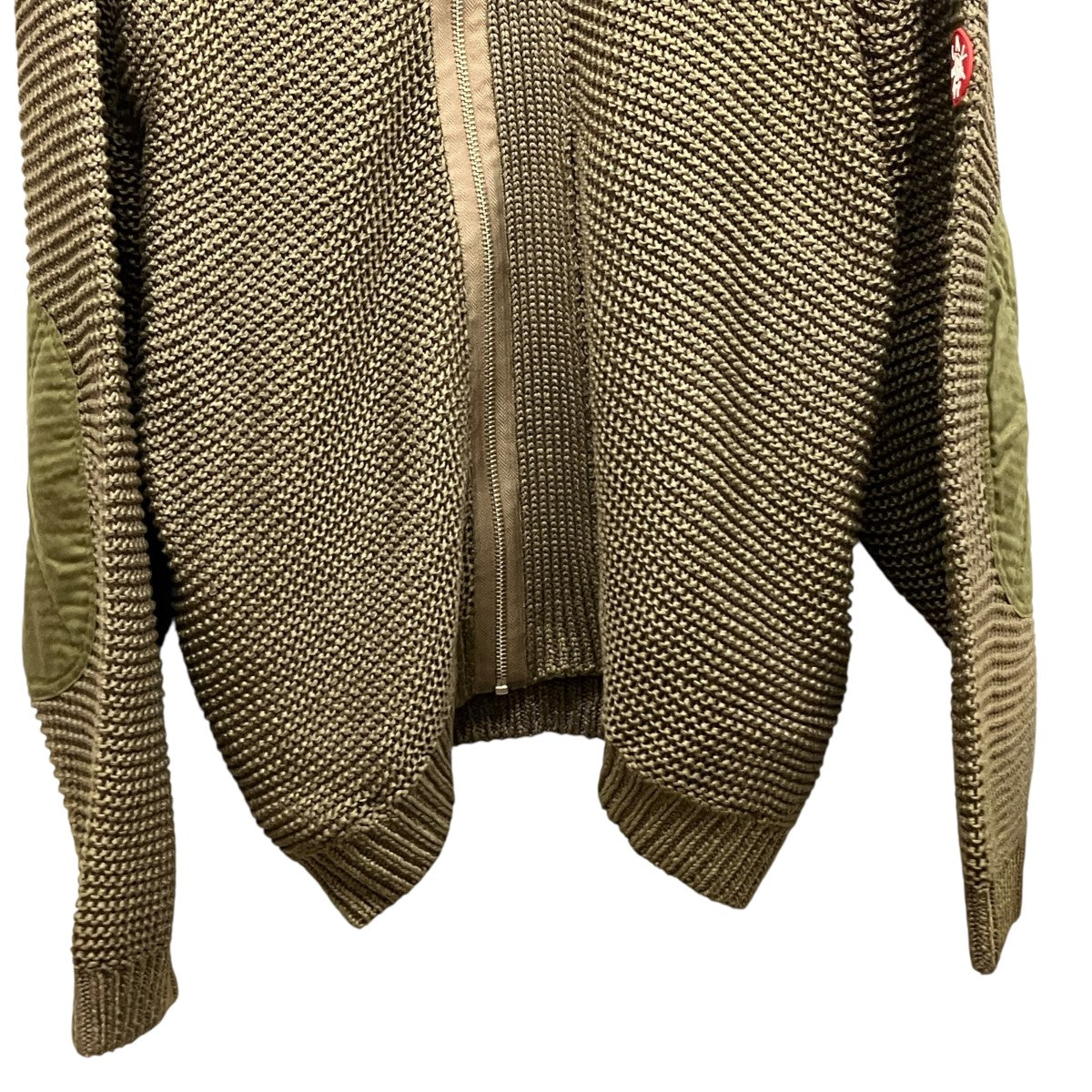 24AWCOTTON ZIP UP KNITジップアップメッシュニットCES26KN02