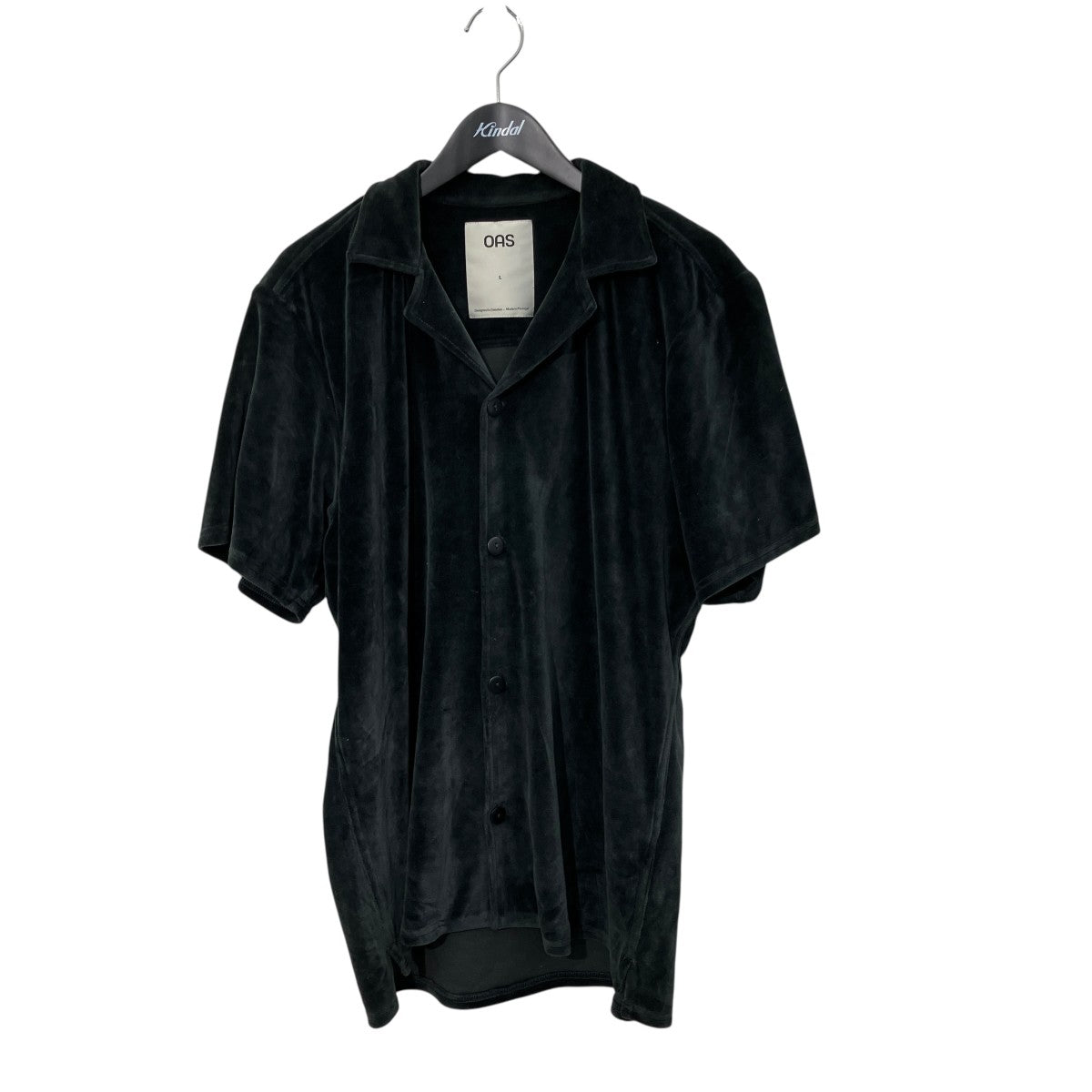 ベロアオープンカラー半袖シャツOAS25SS-19