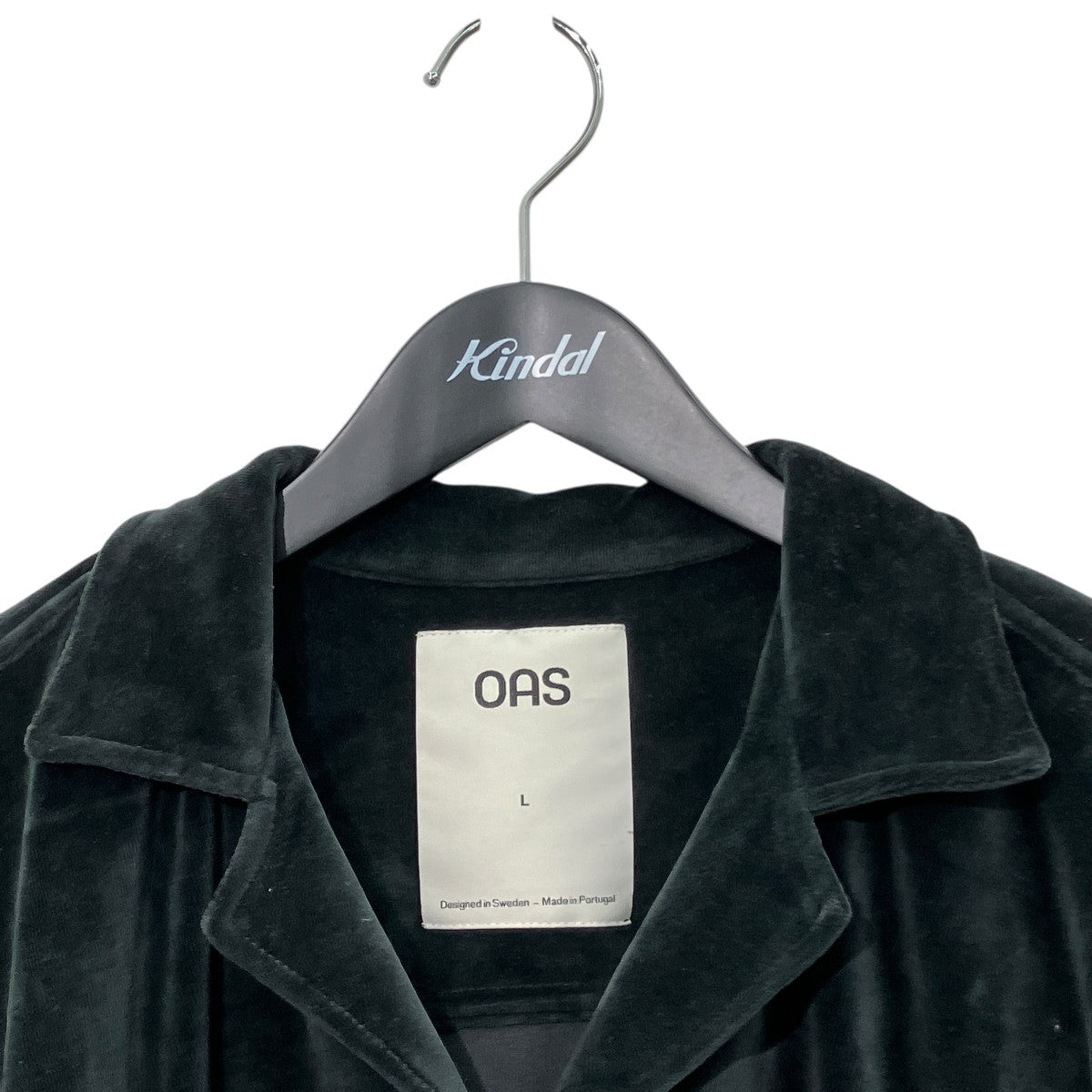 ベロアオープンカラー半袖シャツOAS25SS-19
