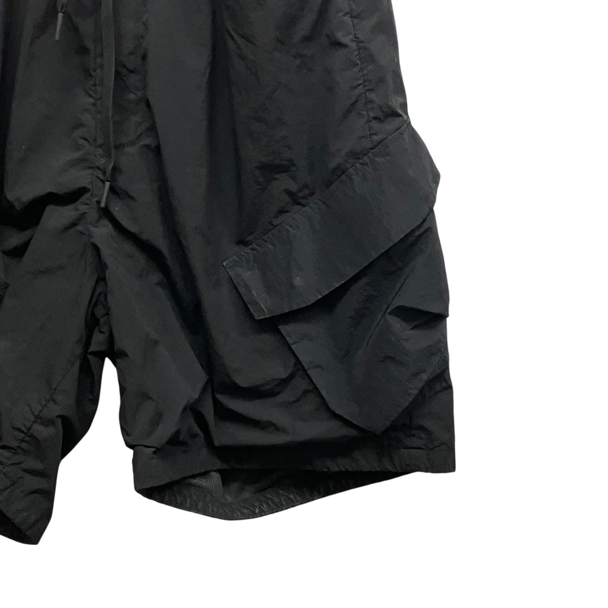 24SSSTUDIOUS別注 CARGO SHORT PANTSナイロンハーフイージーカーゴパンツBK2471413