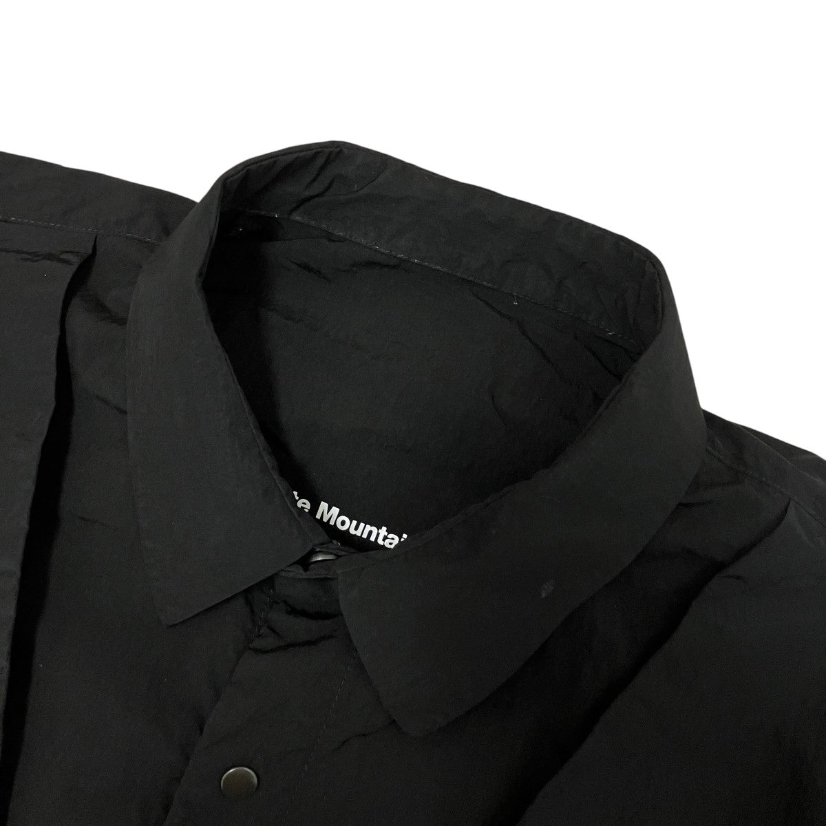 STUDIOUS別注 BLK SHORT SLEEVE SHIRTSナイロン半袖シャツBK2471104