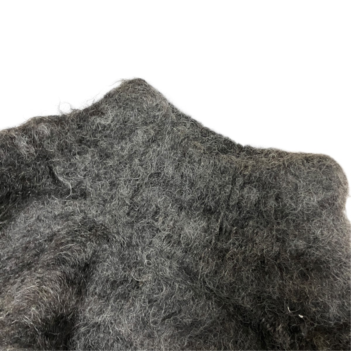 mohair short knitアルパカ混ハイネッククロップドモヘアニットF22A-33
