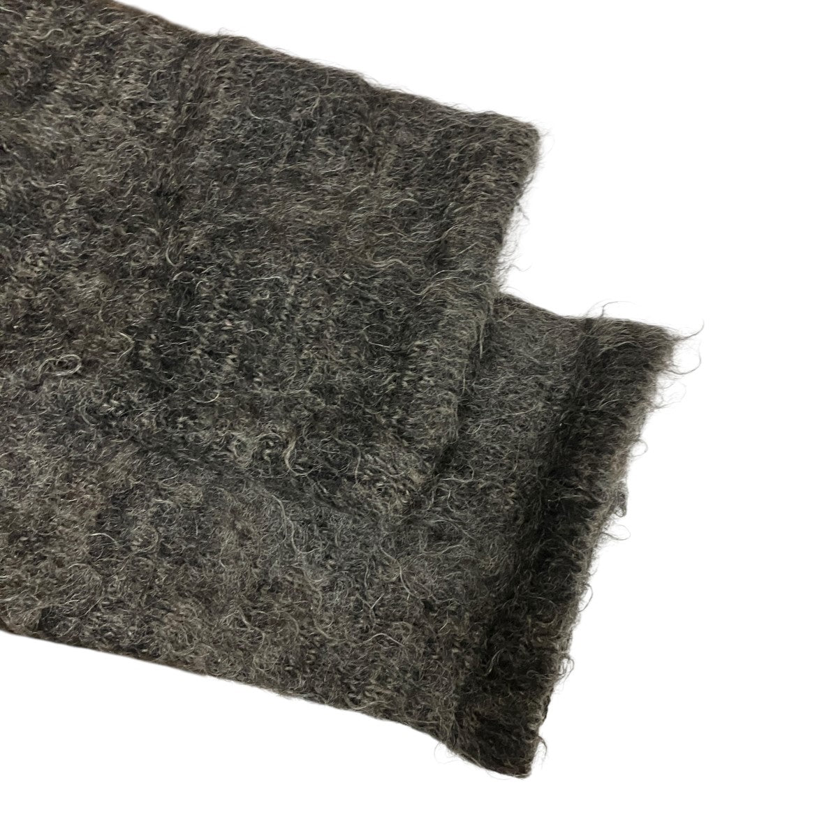 mohair short knitアルパカ混ハイネッククロップドモヘアニットF22A-33