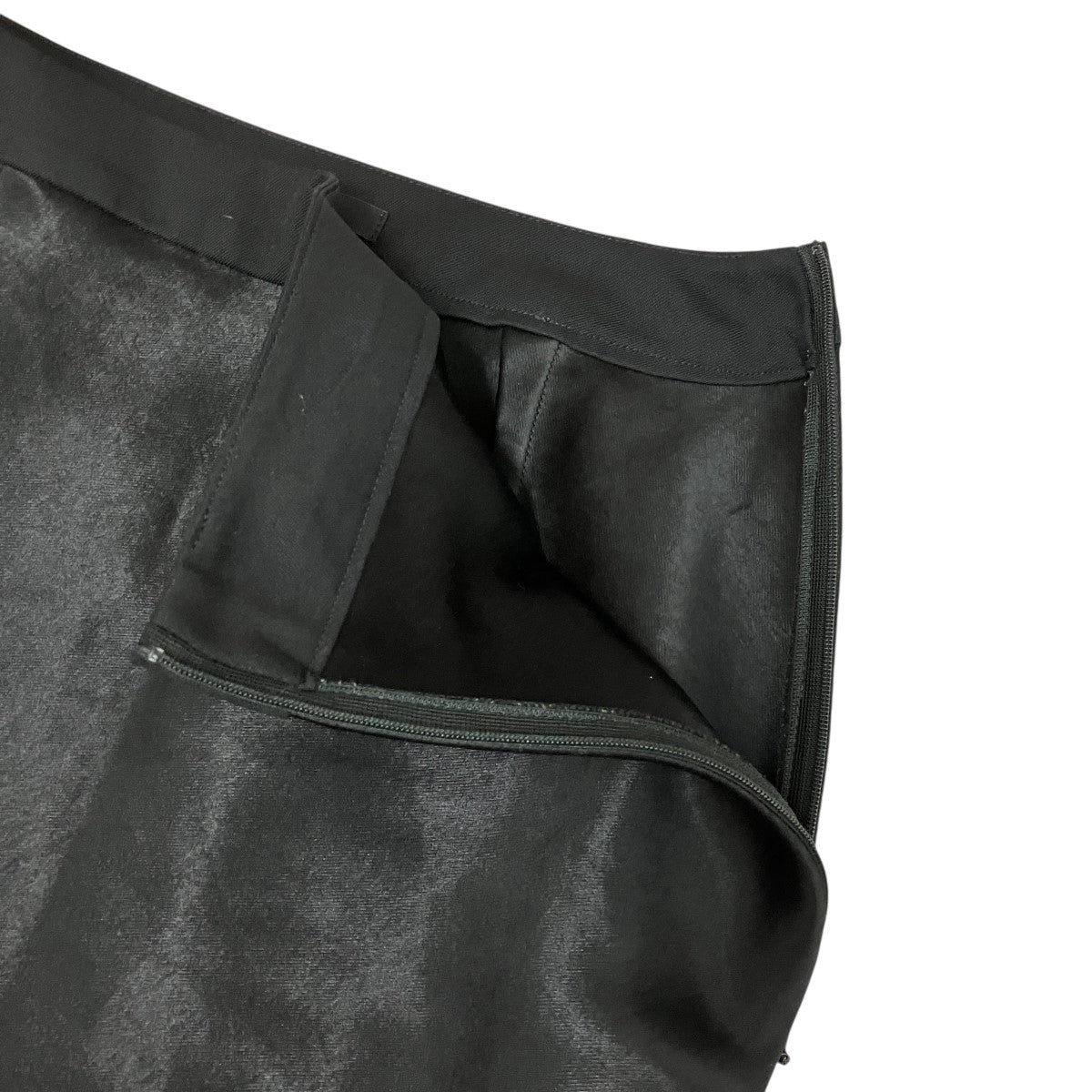 BLACK FORMAL BONDING ACETATE MARMAID SKIRTサテンスカートBF-SK-001