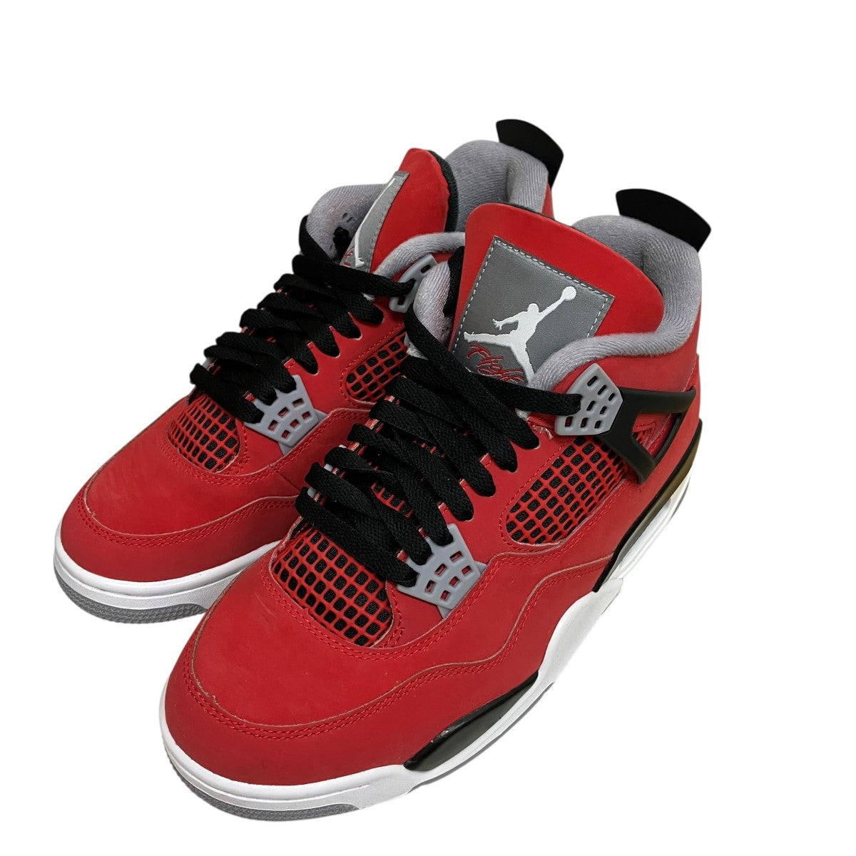 AIR JORDAN 4 Toro Bravo Fire Red and BlackハイカットスニーカーFQ8138-600