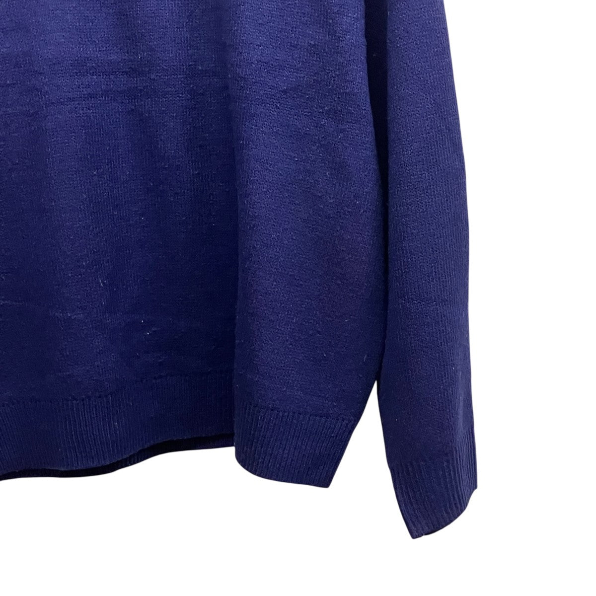 24AWバック刺しゅうニットFuck Money Sweater Navy