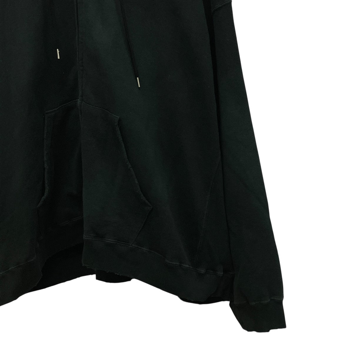 Water-repellent Vintage Wash Hoodieダメージ加工ジップアップパーカー23AW C-1