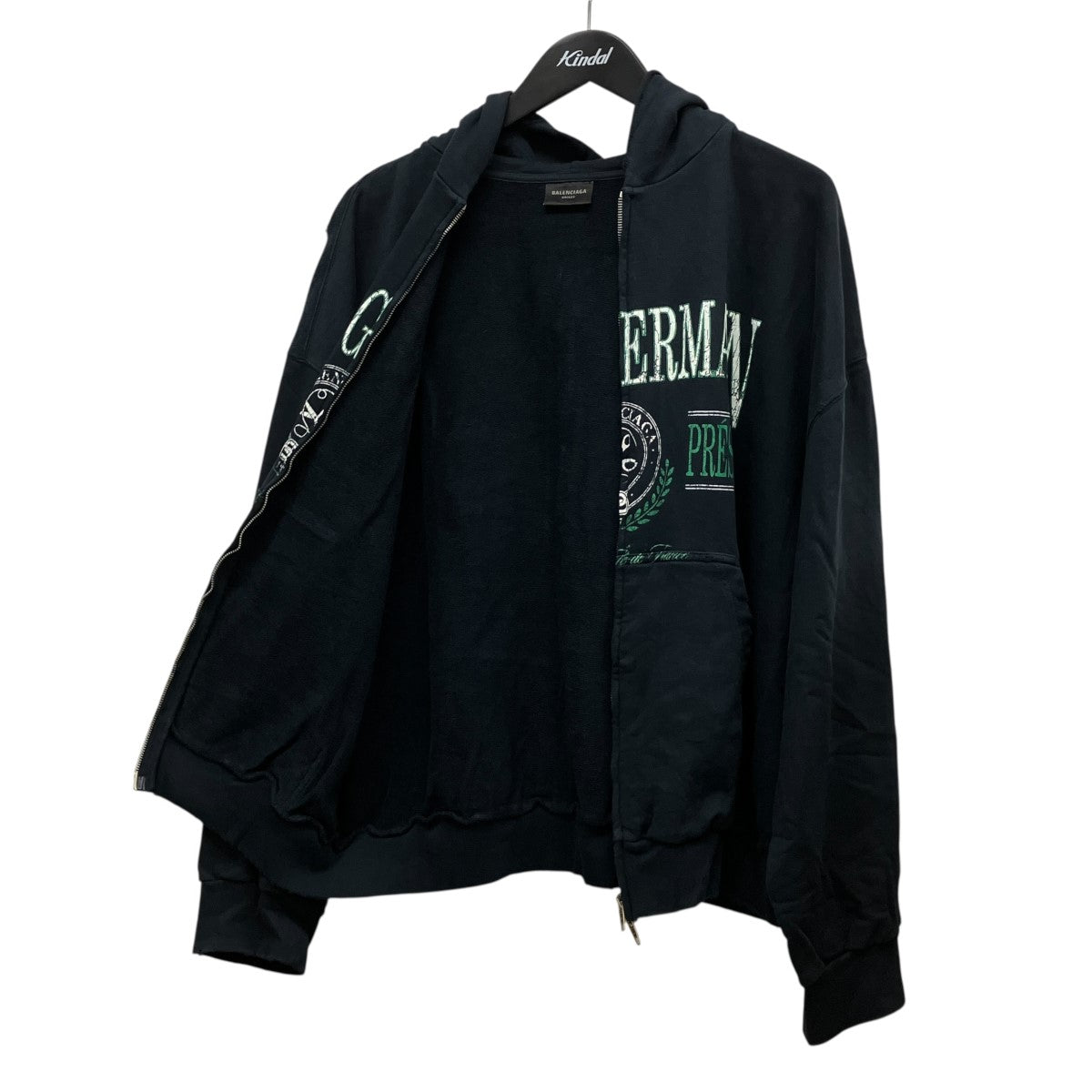 SAINT GERMAIN DAMAGE HOODIEZIP UPパーカー803264