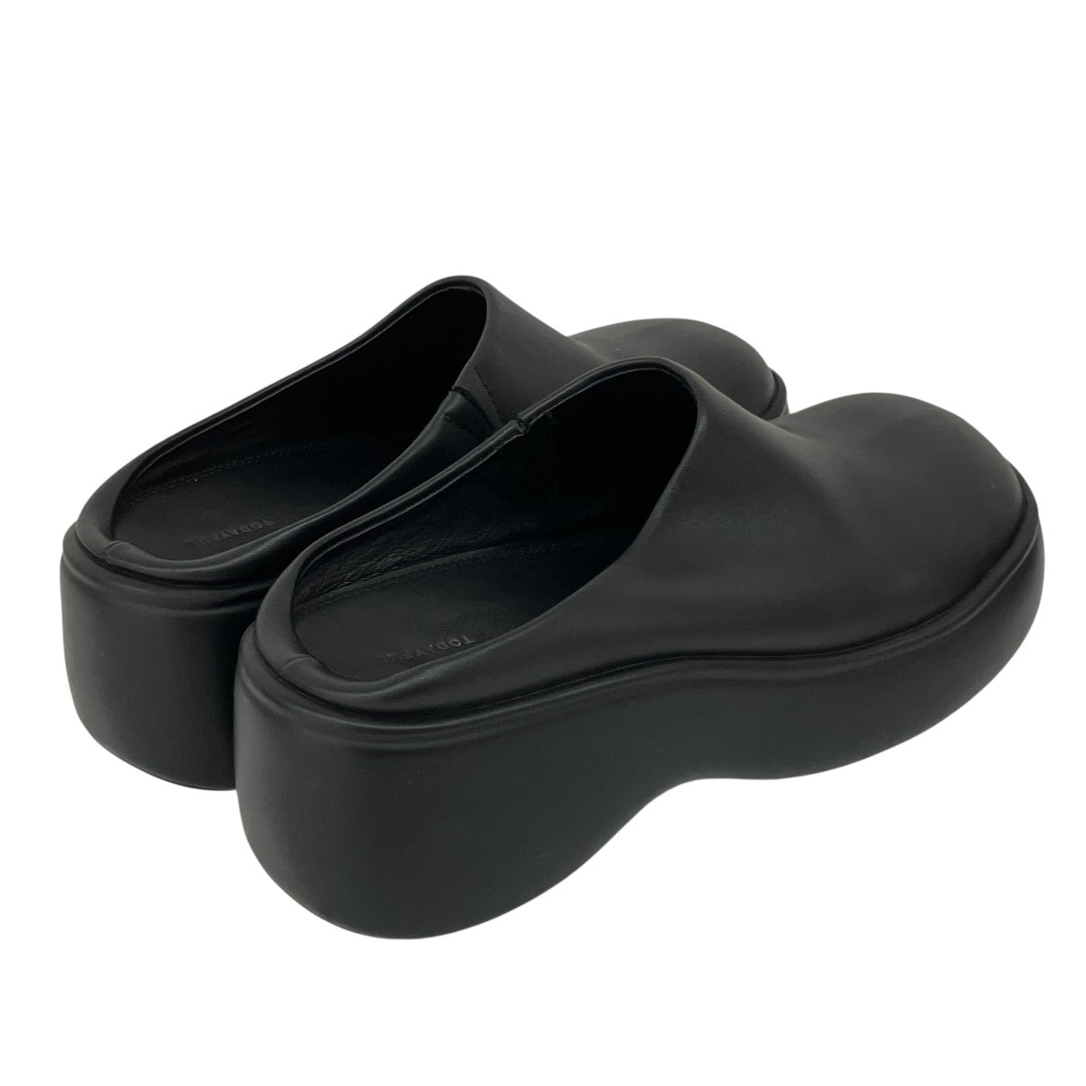 TODAYFUL(トゥデイフル) Volume Sole Sabot厚底サンダル ブラック
