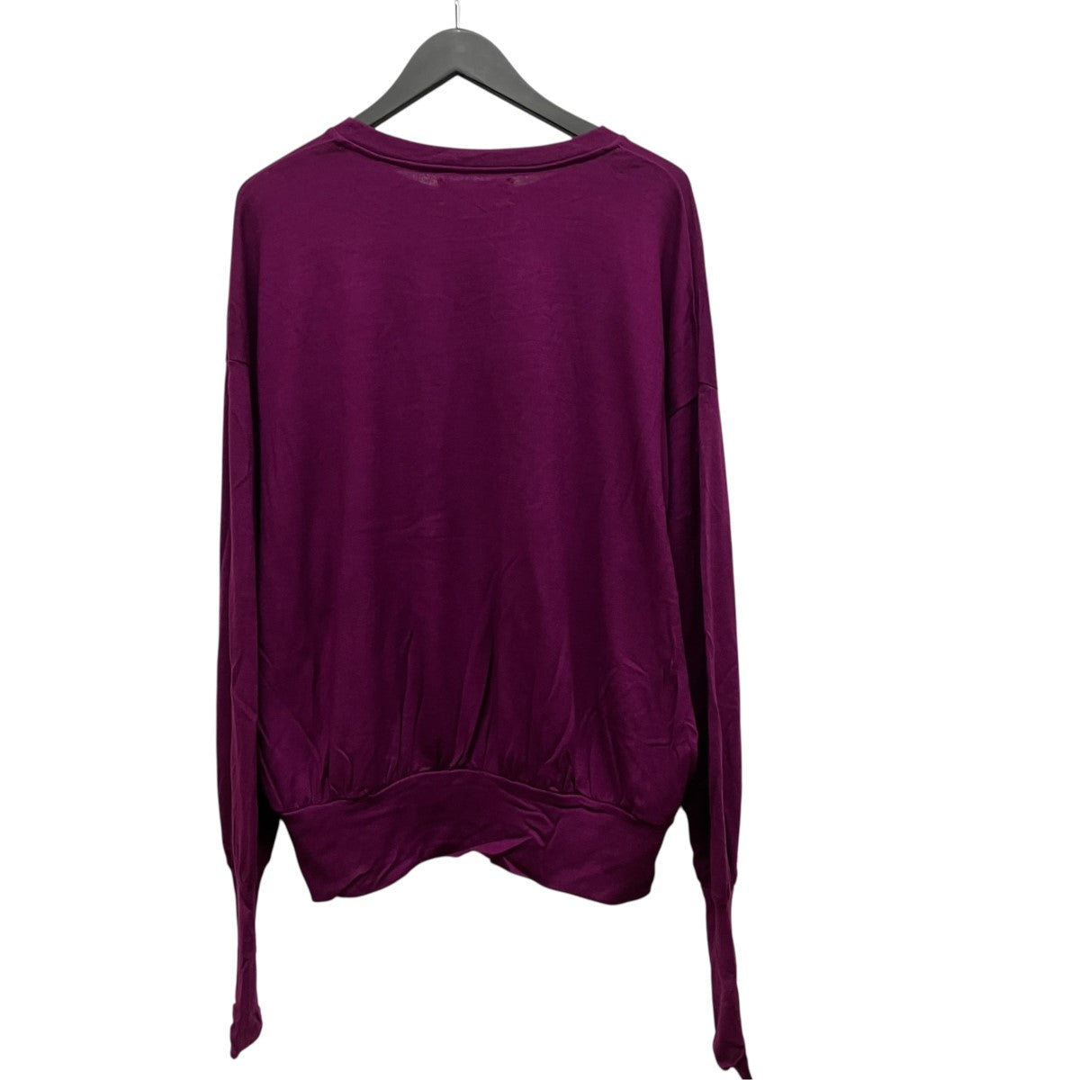 wool L S topウールジャージークルーネックセーターBO-CS001