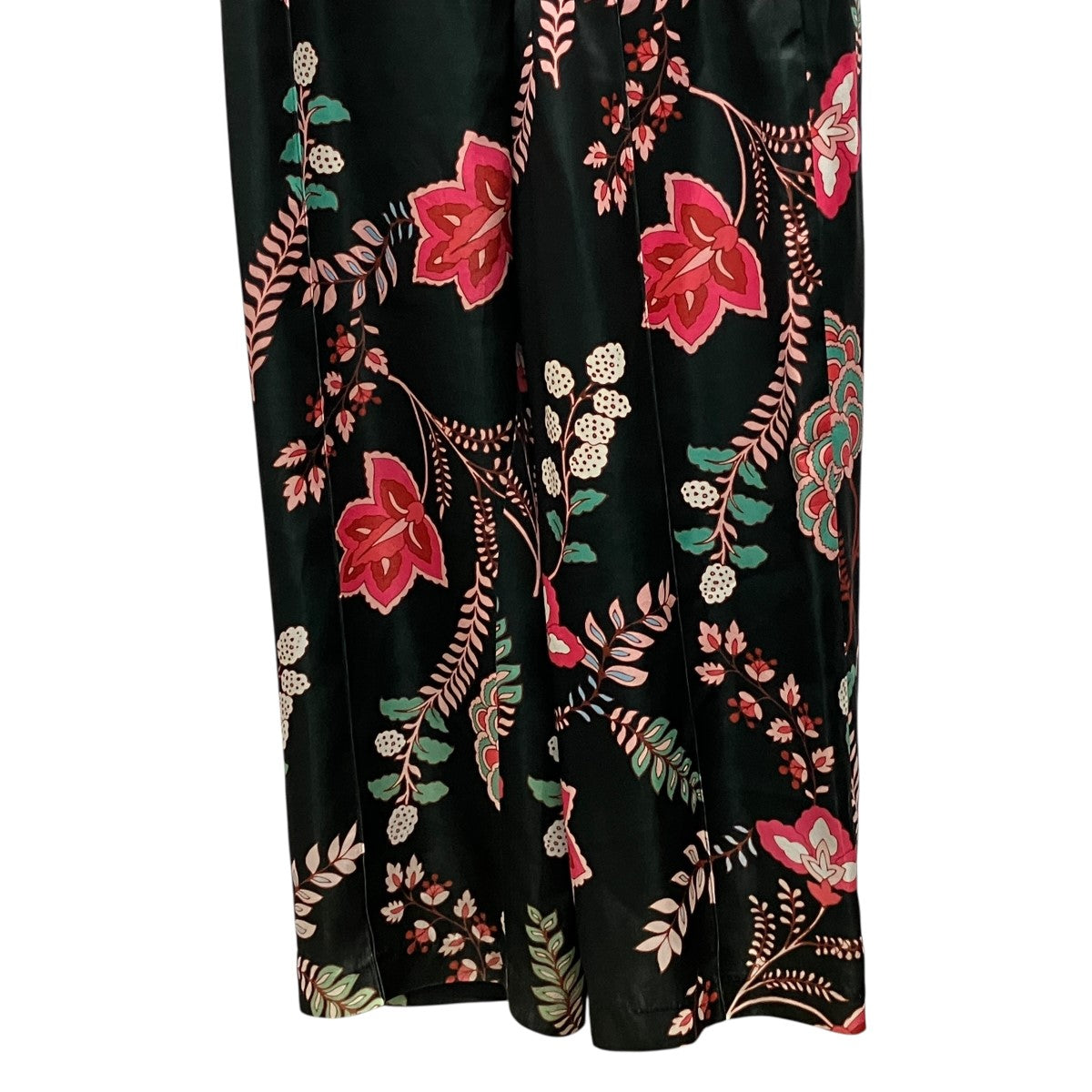 ETHNIC PATTERN ELASTIC PANTS総柄イージーサテンパンツ22SPT005